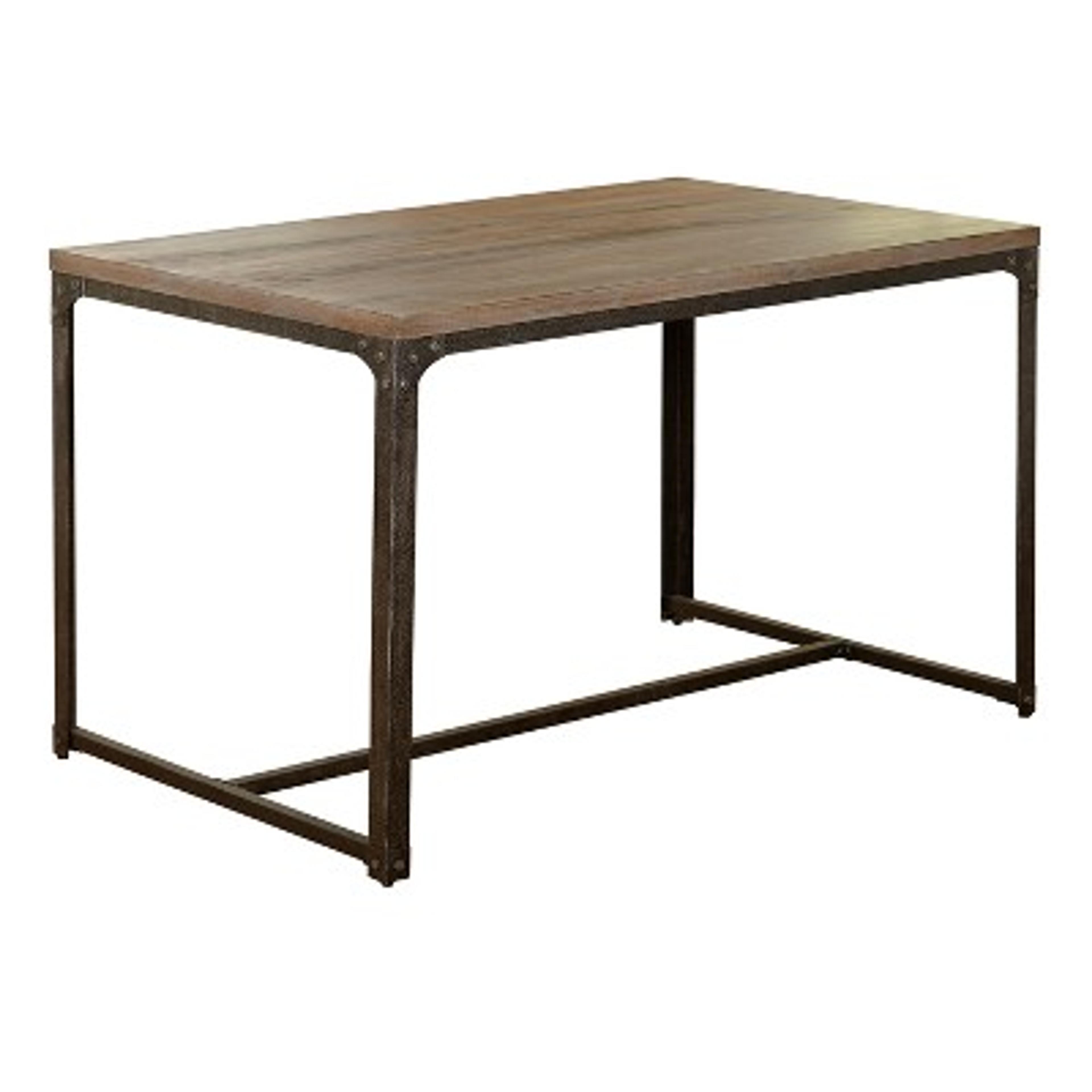 Scholar Vintage Industrial Dining Table Gray - Buylateral
