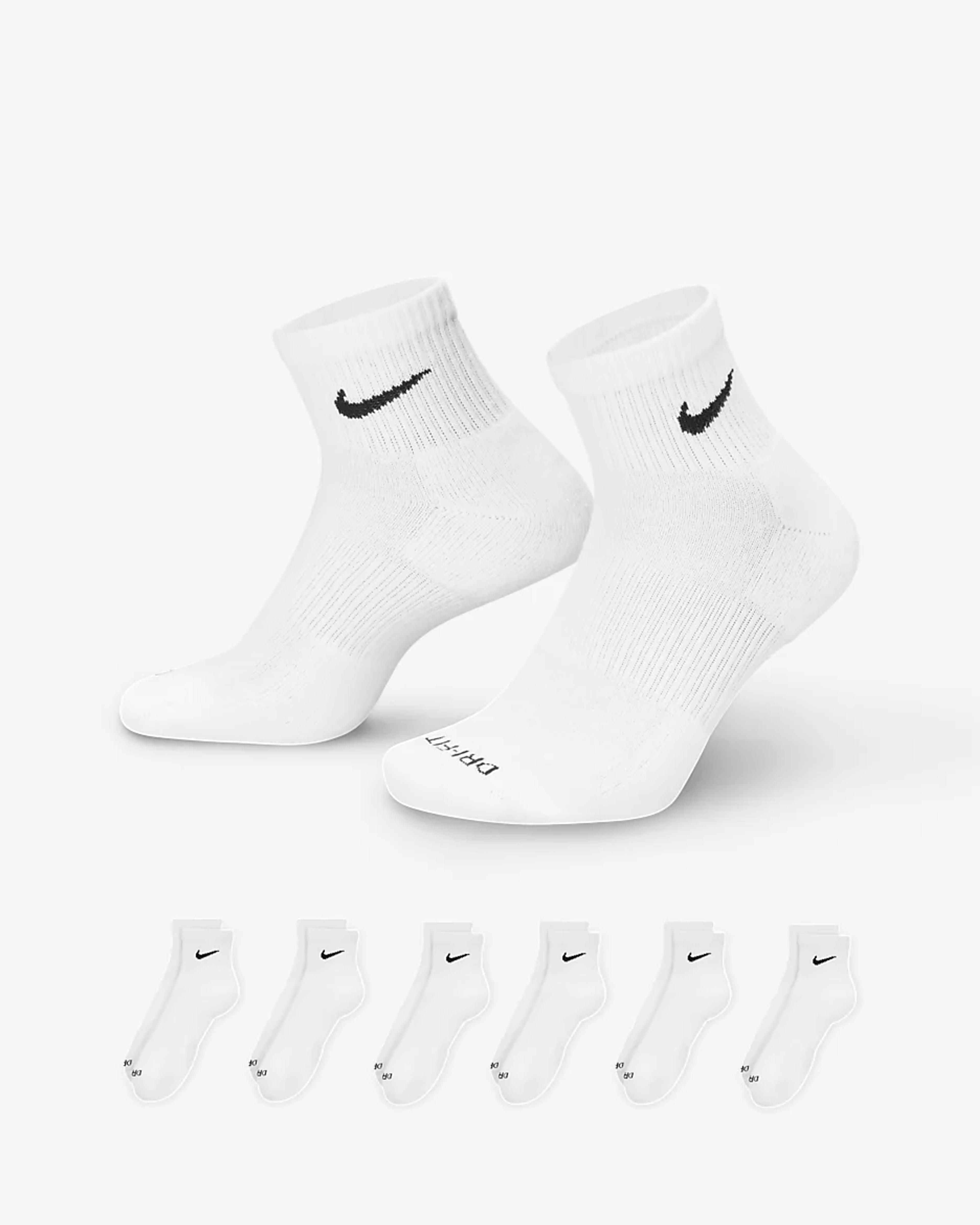 Nike Everyday Plus Cushioned Training Ankle Socks (6 Pairs). Nike.com