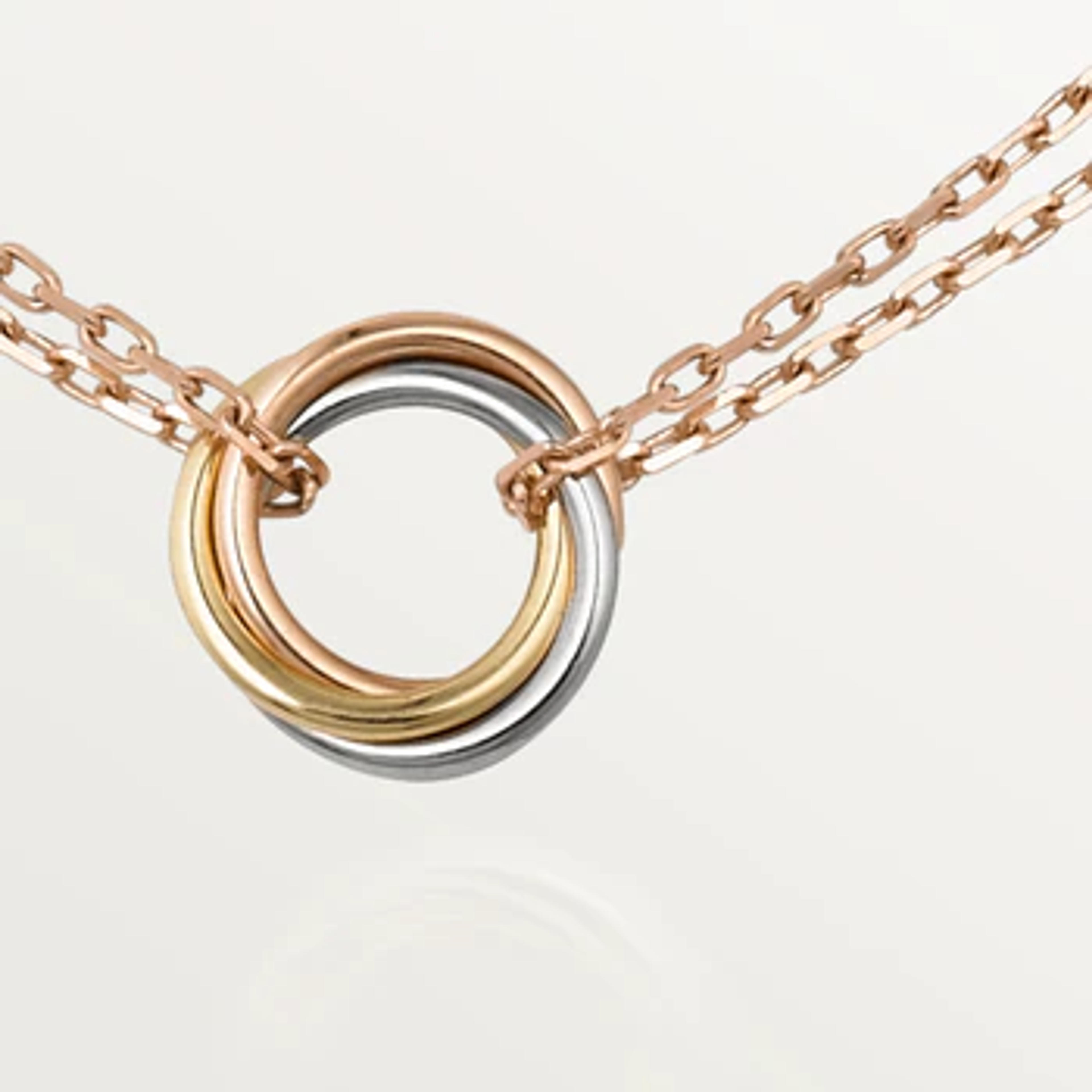 CRB7218200 - Trinity necklace - White gold, yellow gold, rose gold - Cartier