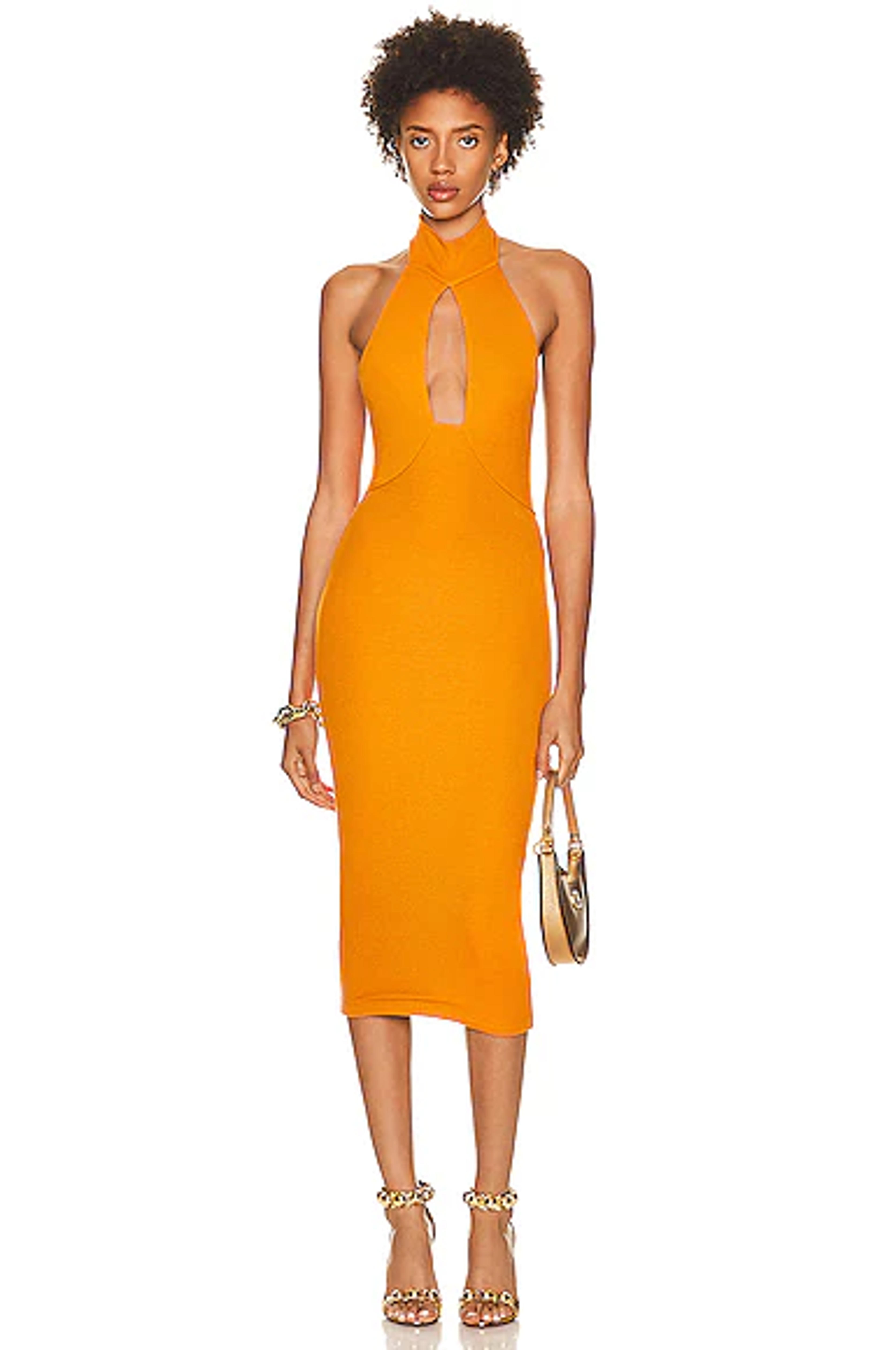 ALIX NYC Milla Dress in Marigold | FWRD