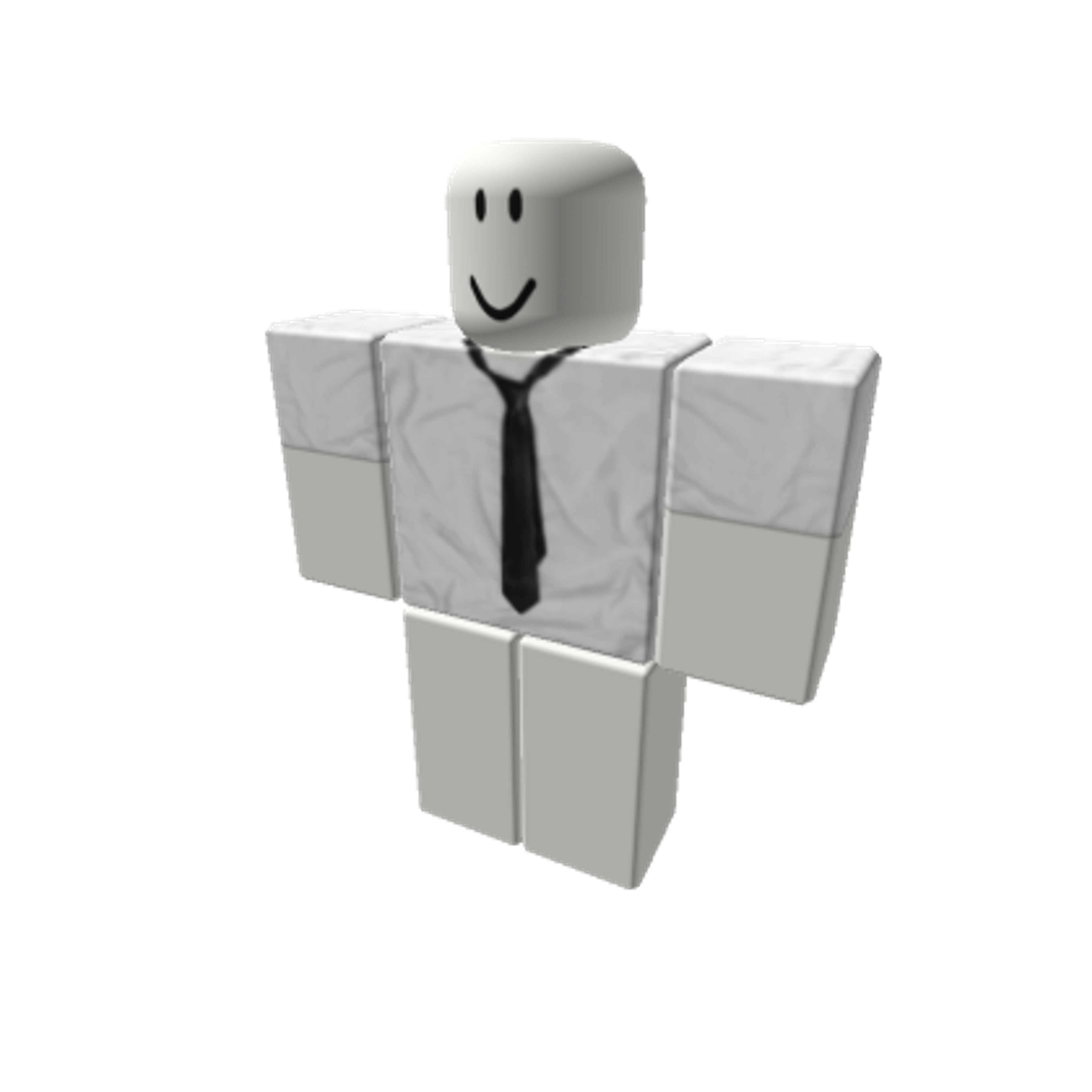 (2) wrinkly basic white shirt with black tie y2k goth - Roblox