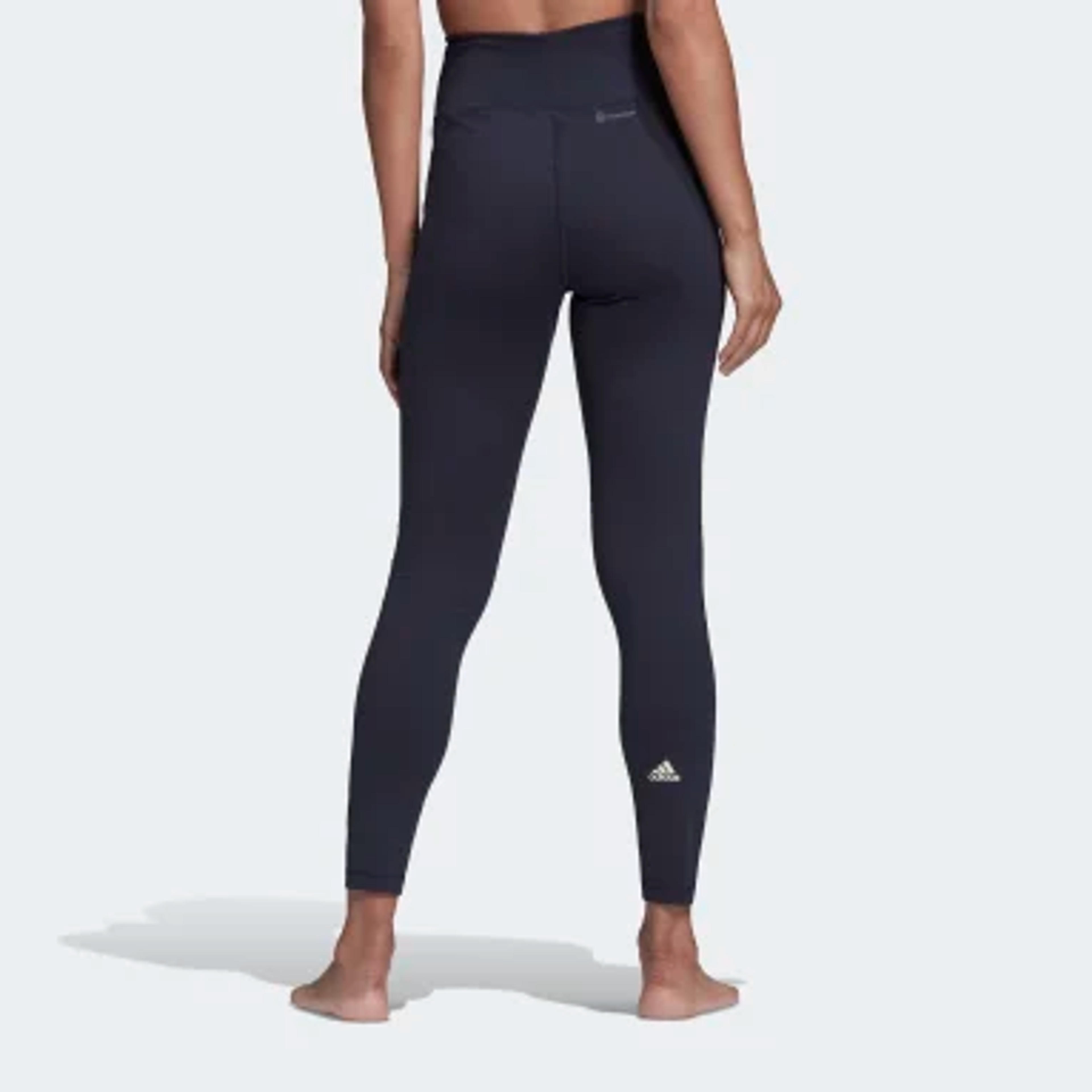 adidas Yoga Essentials High-Waisted Leggings - Blue | Women's Yoga | adidas US