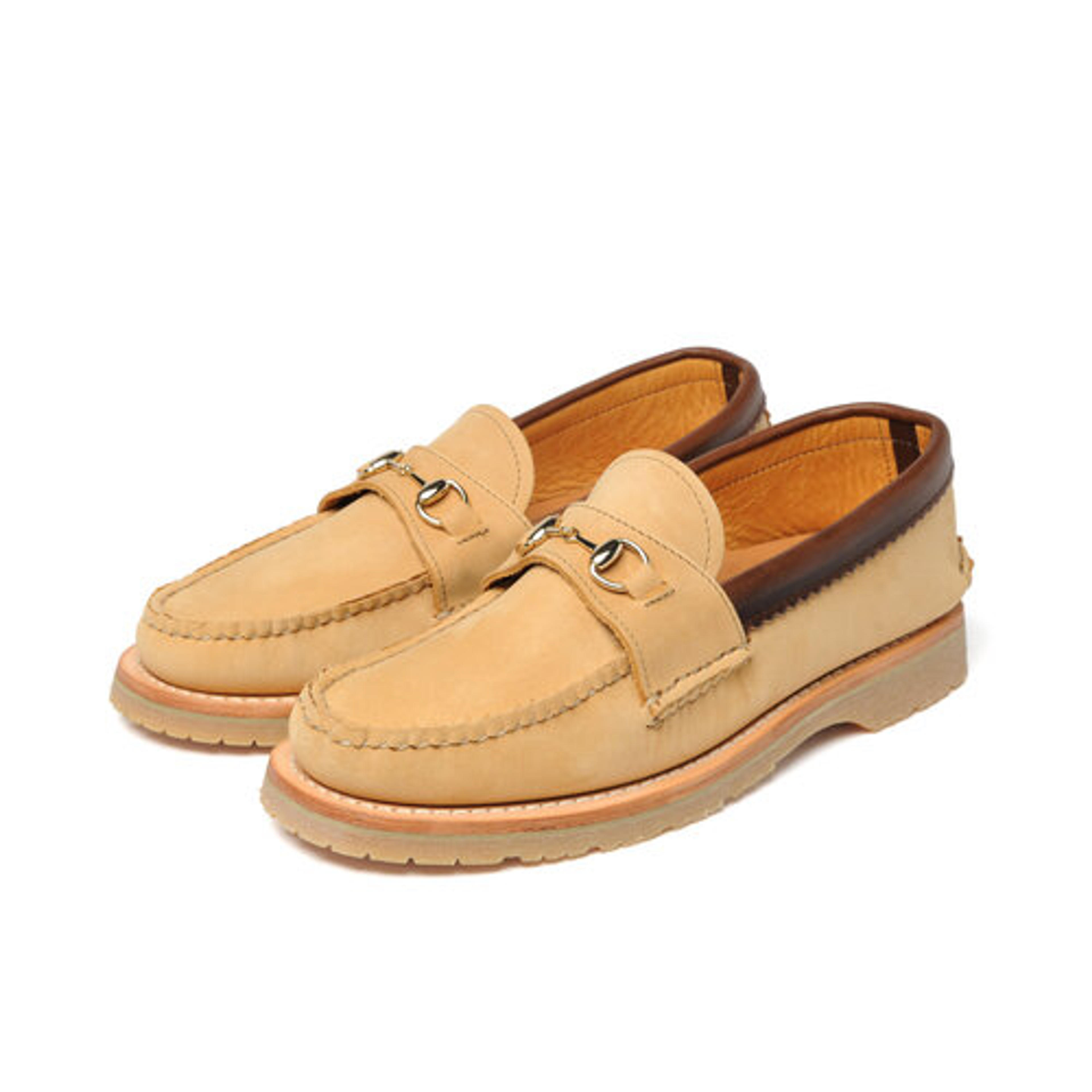 Bit Loafer with Mini Lug Sole - D B Brown x G Brown — YUKETEN