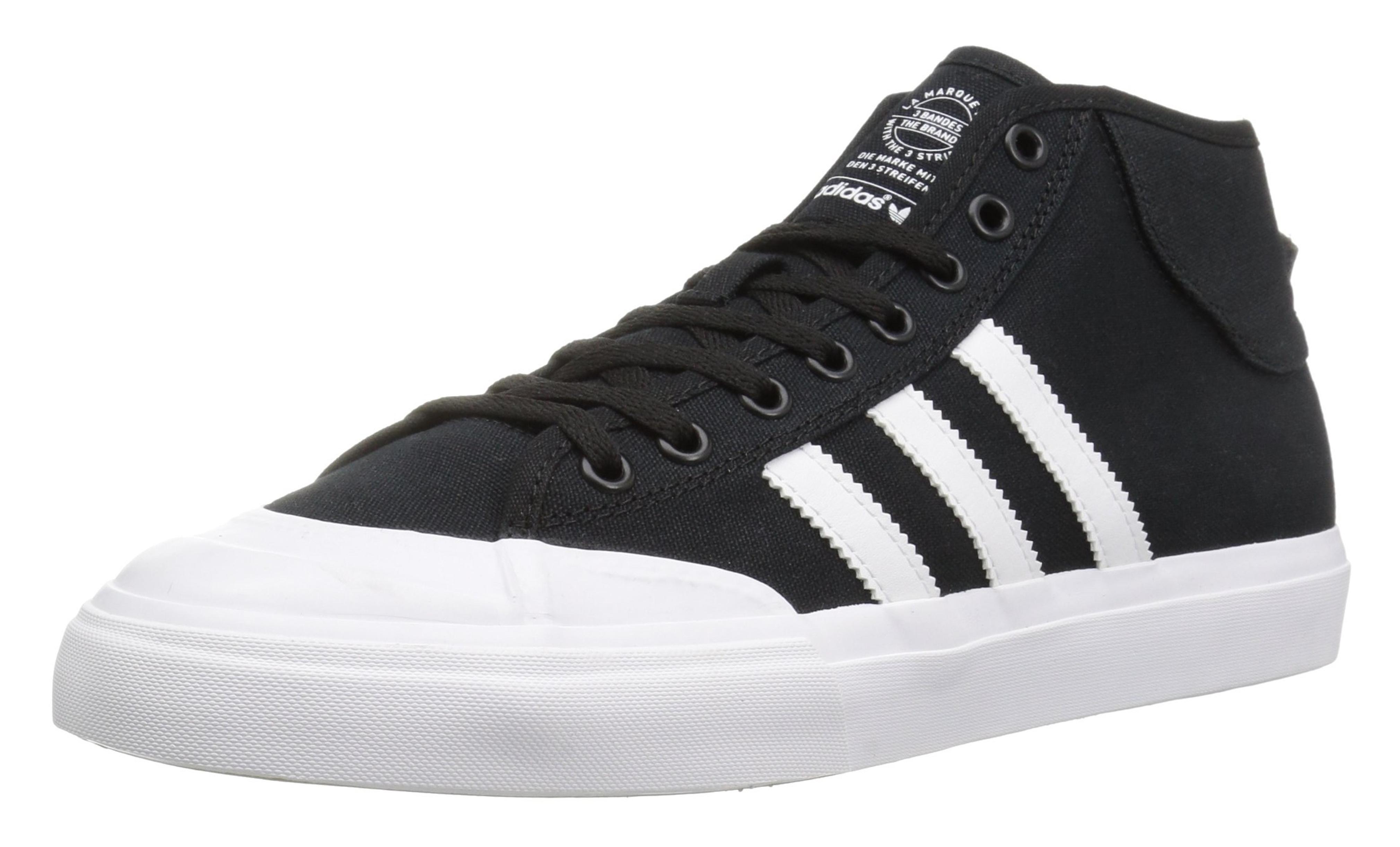 Adidas MATCHCOURT MID mens fashion-sneakers F37703_7.5 - Core Black/White