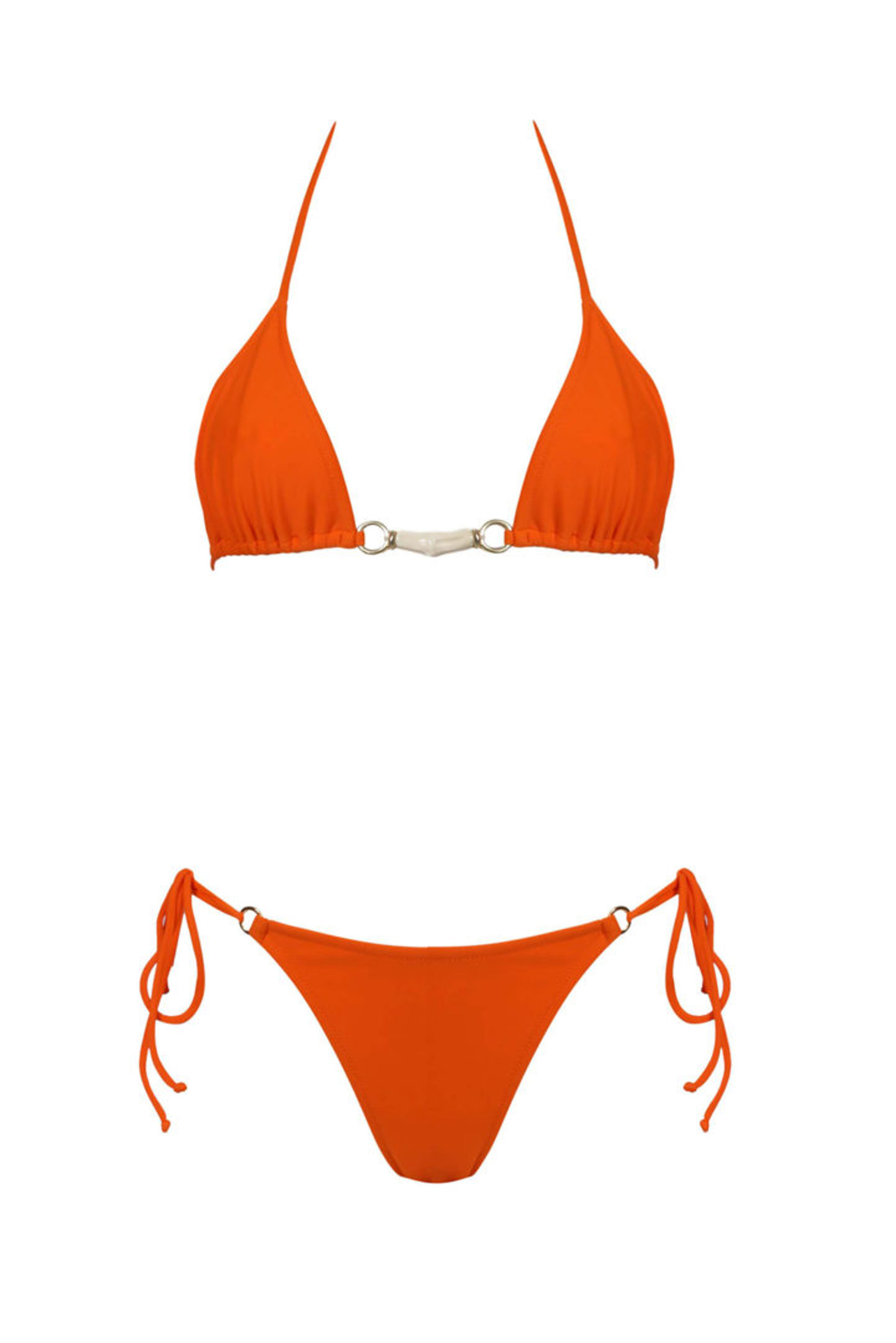 Jade Bikini Bright orange - Shani Shemer Swimwear