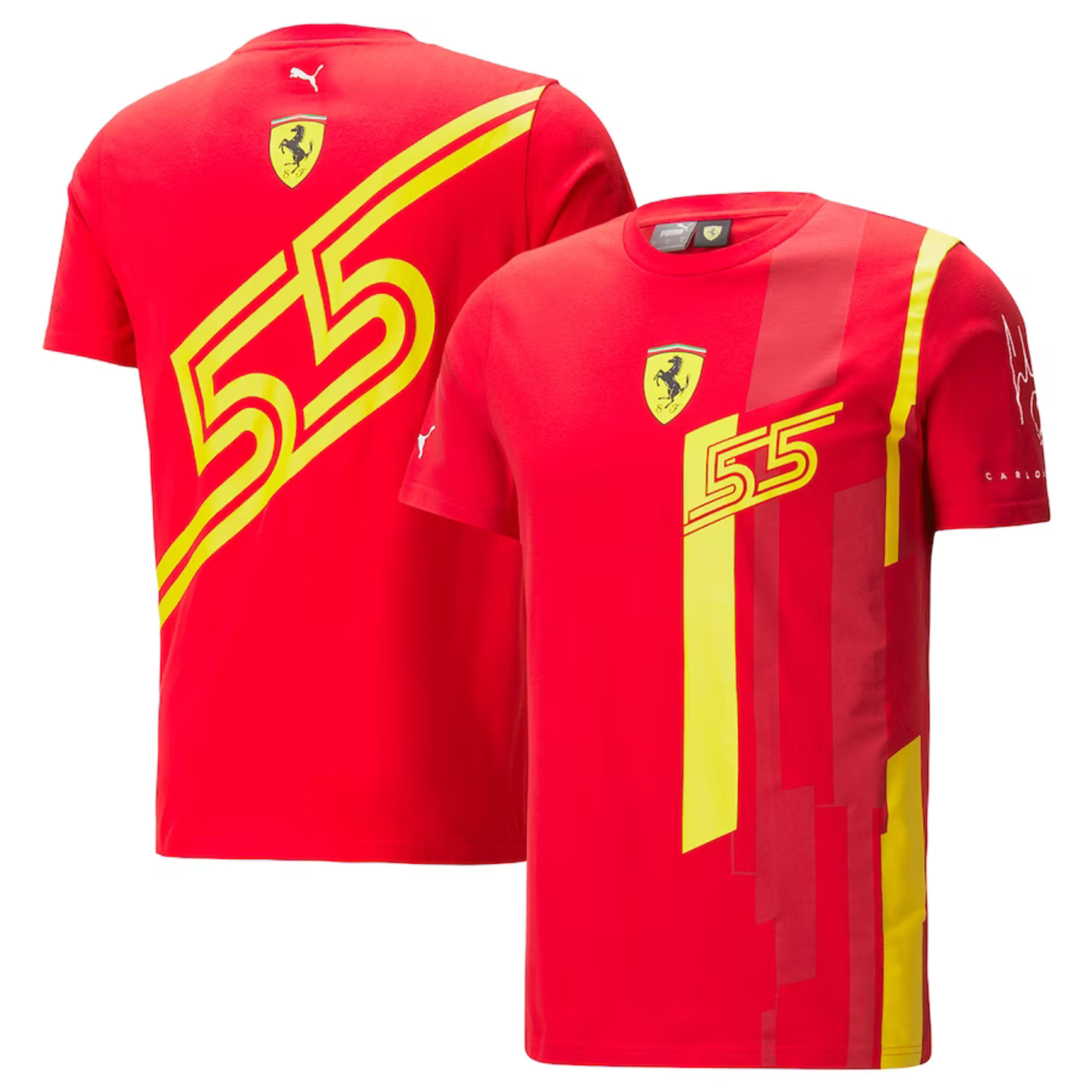 Scuderia Ferrari 2023 Team Carlos Sainz Special Edition Spanish GP T-Shirt