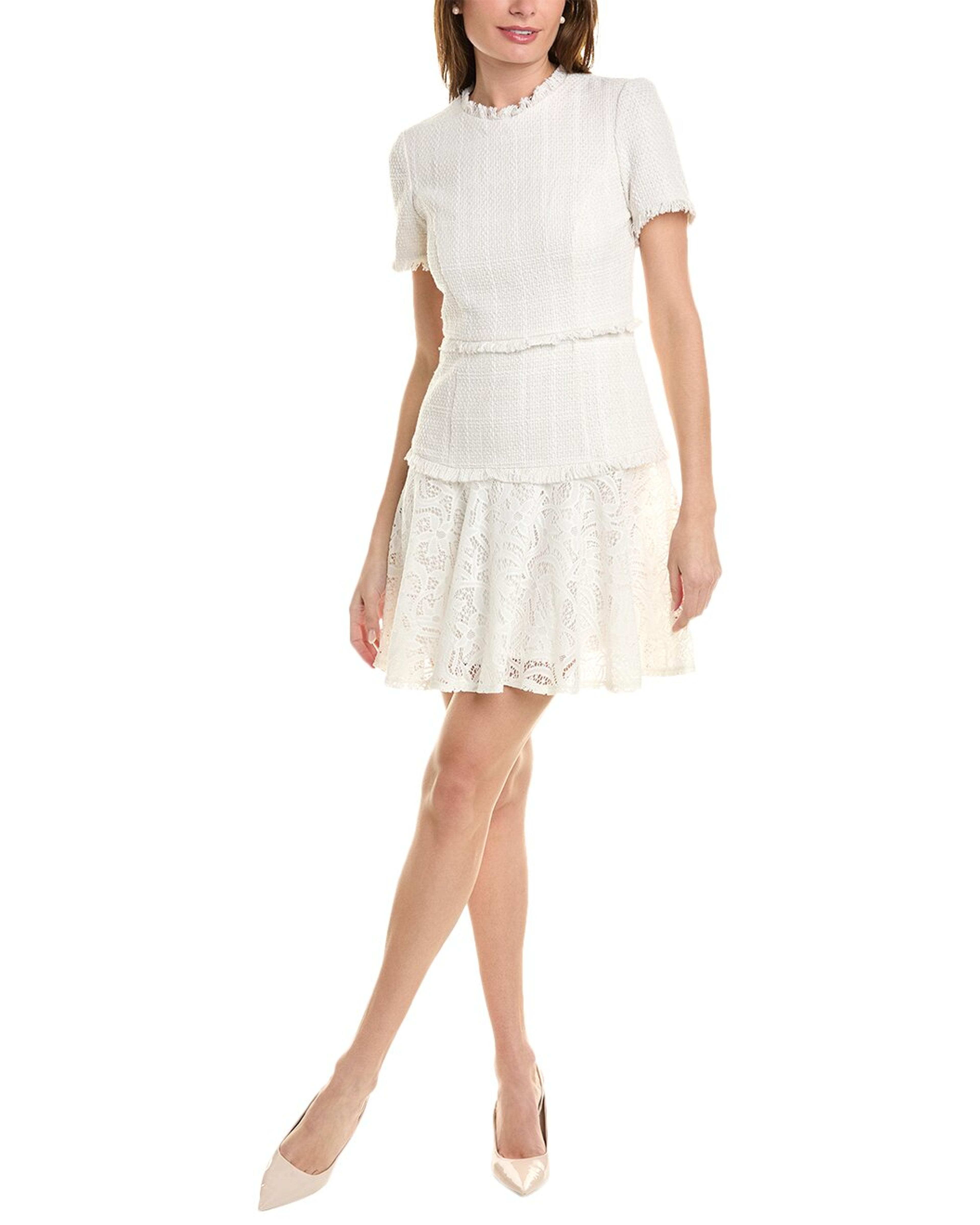 Maison Tara Boucle Midi Dress / Gilt