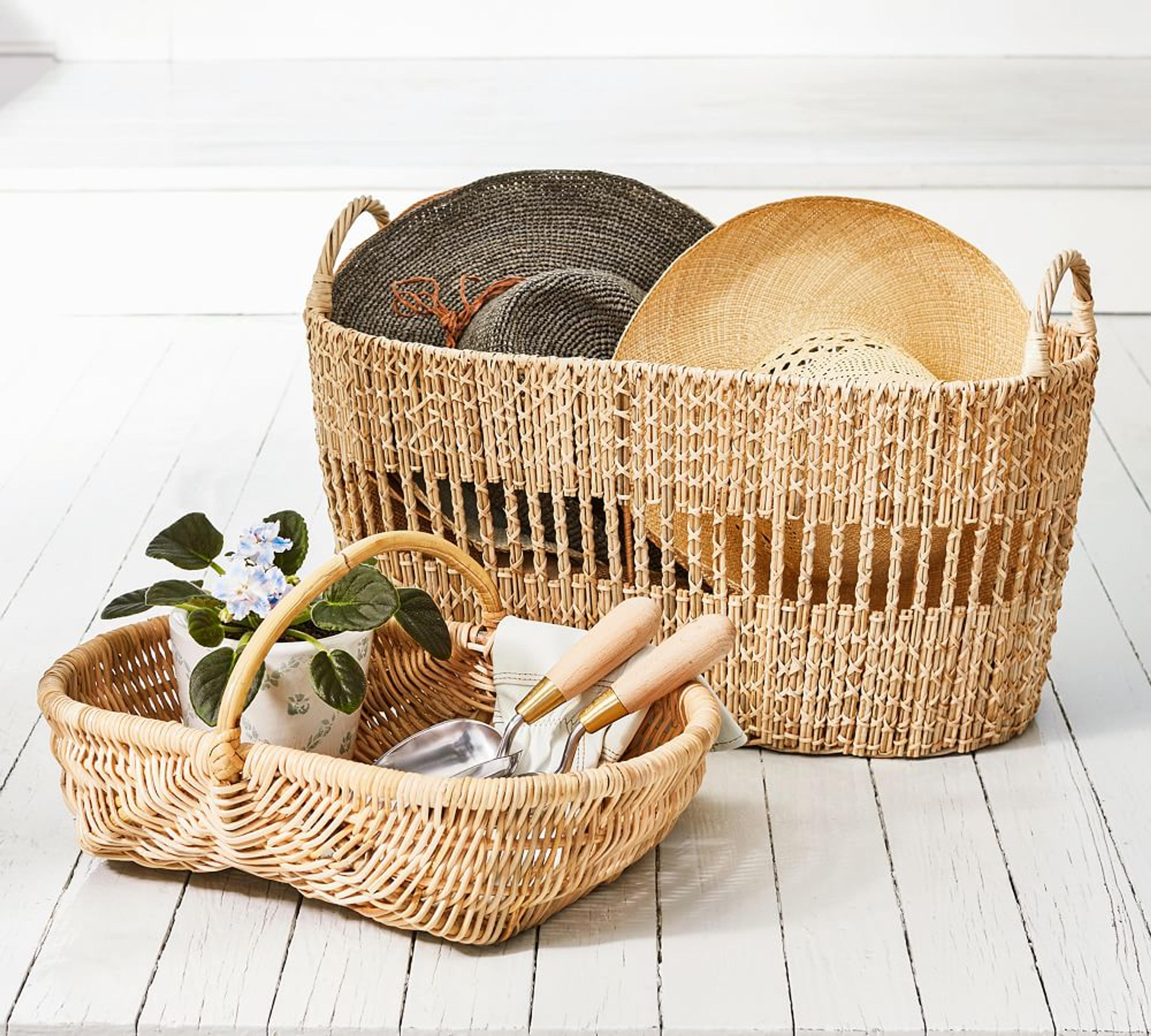 Julia Berolzheimer Mae Handwoven Rattan Baskets