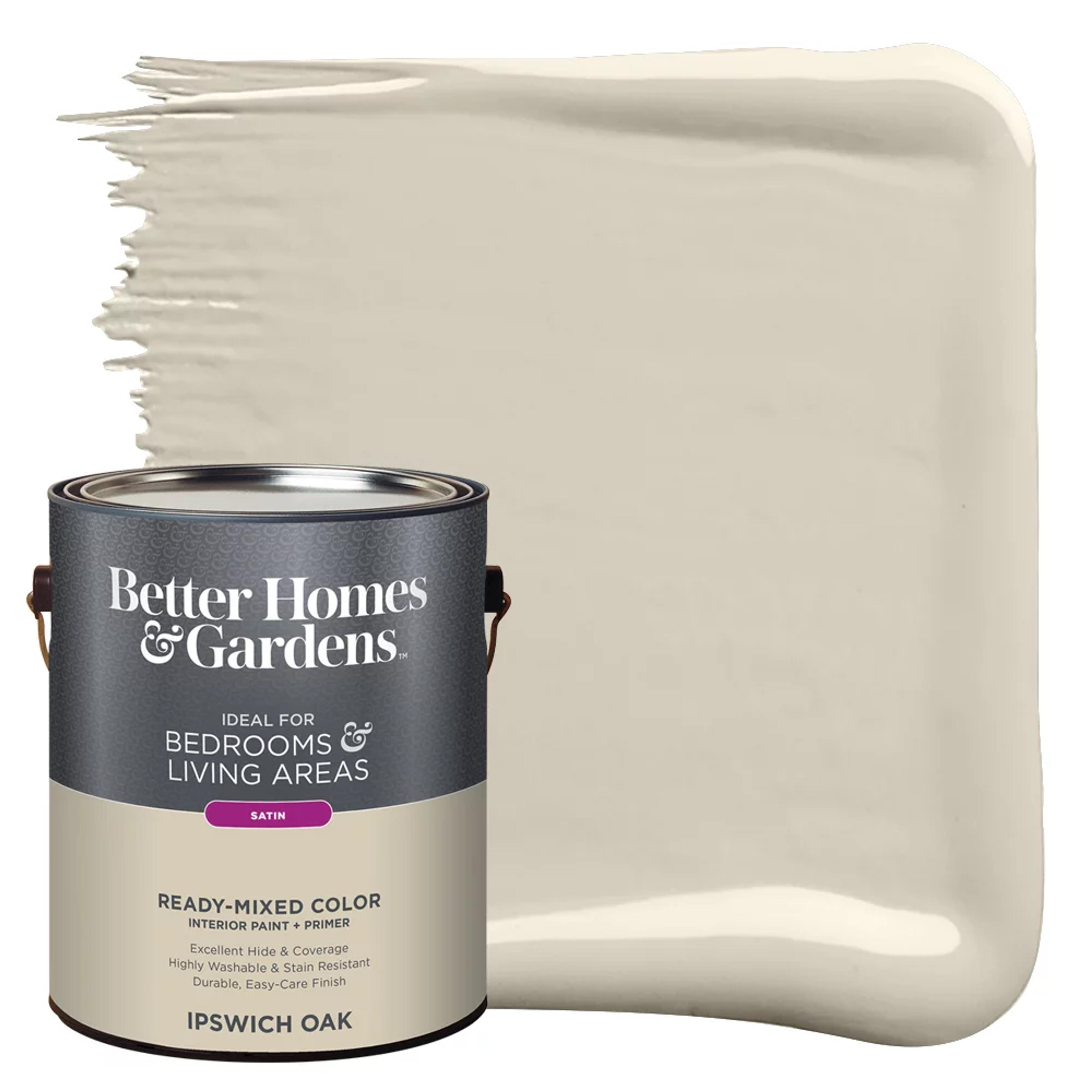 Better Homes & Gardens Interior Paint and Primer, Ipswich Oak / Beige, 1 Gallon, Satin - Walmart.com