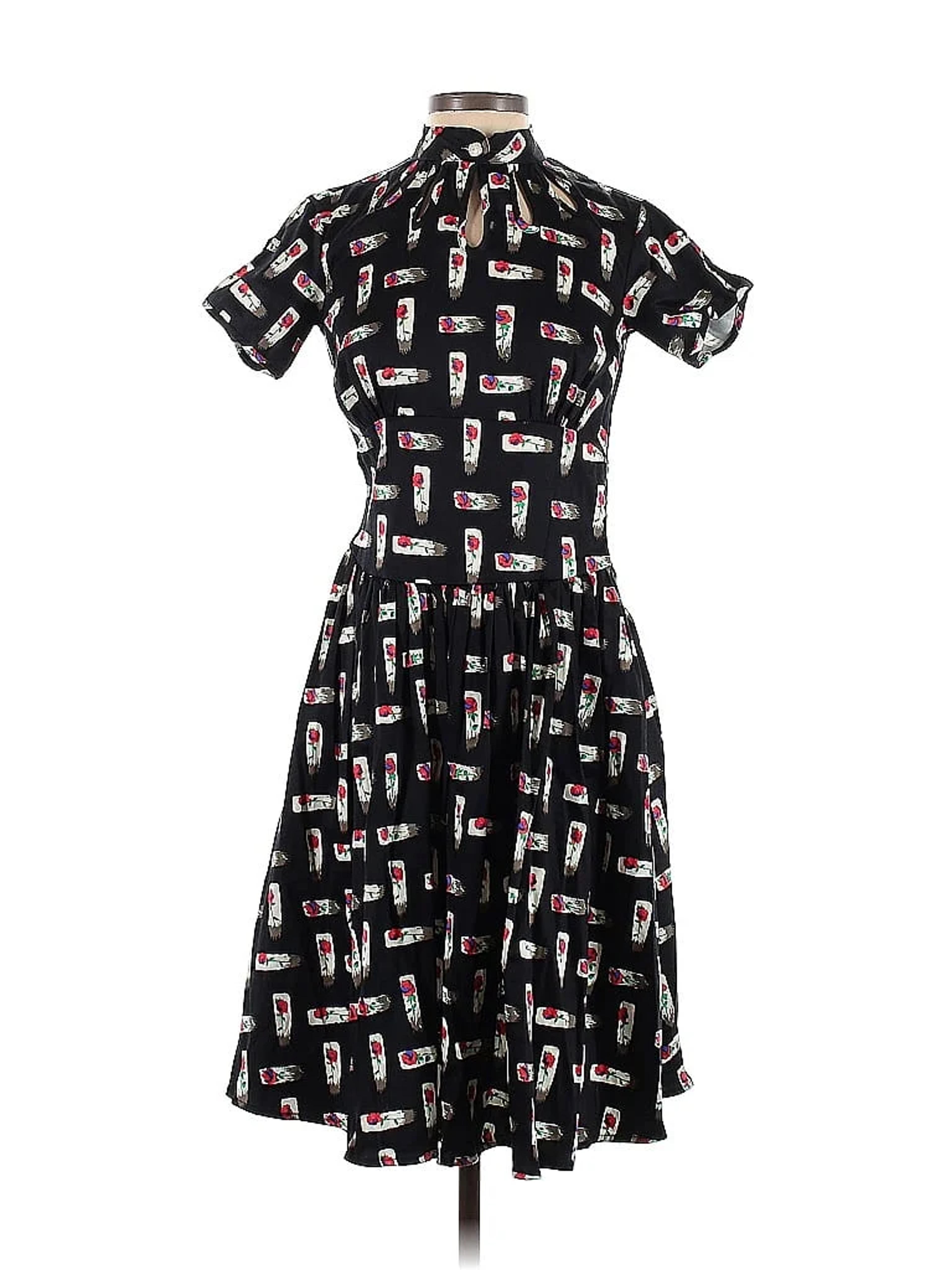 Unique Vintage Black Casual Dress Size S - 64% off | thredUP