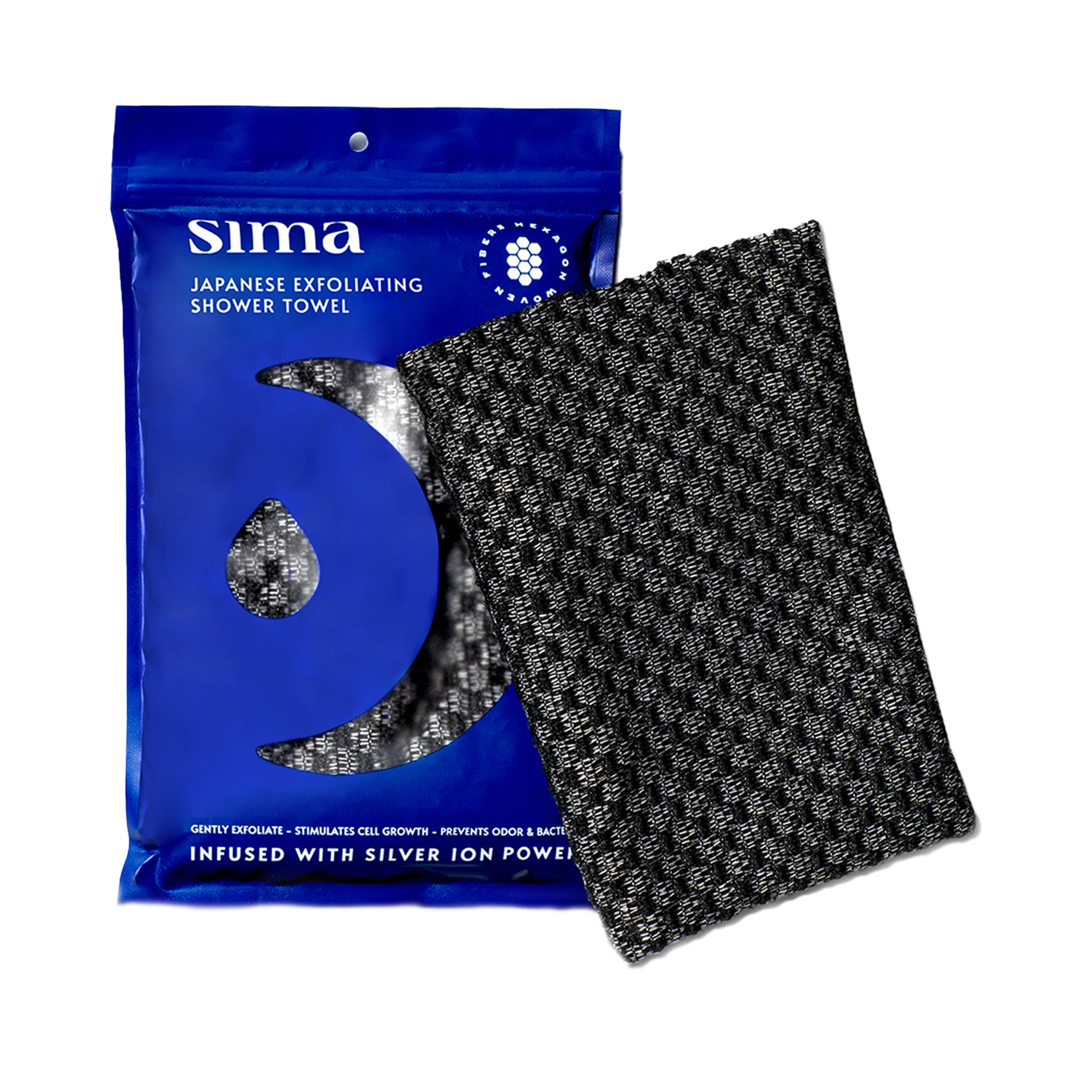 Sima Japanese Exfoliating Shower Towel