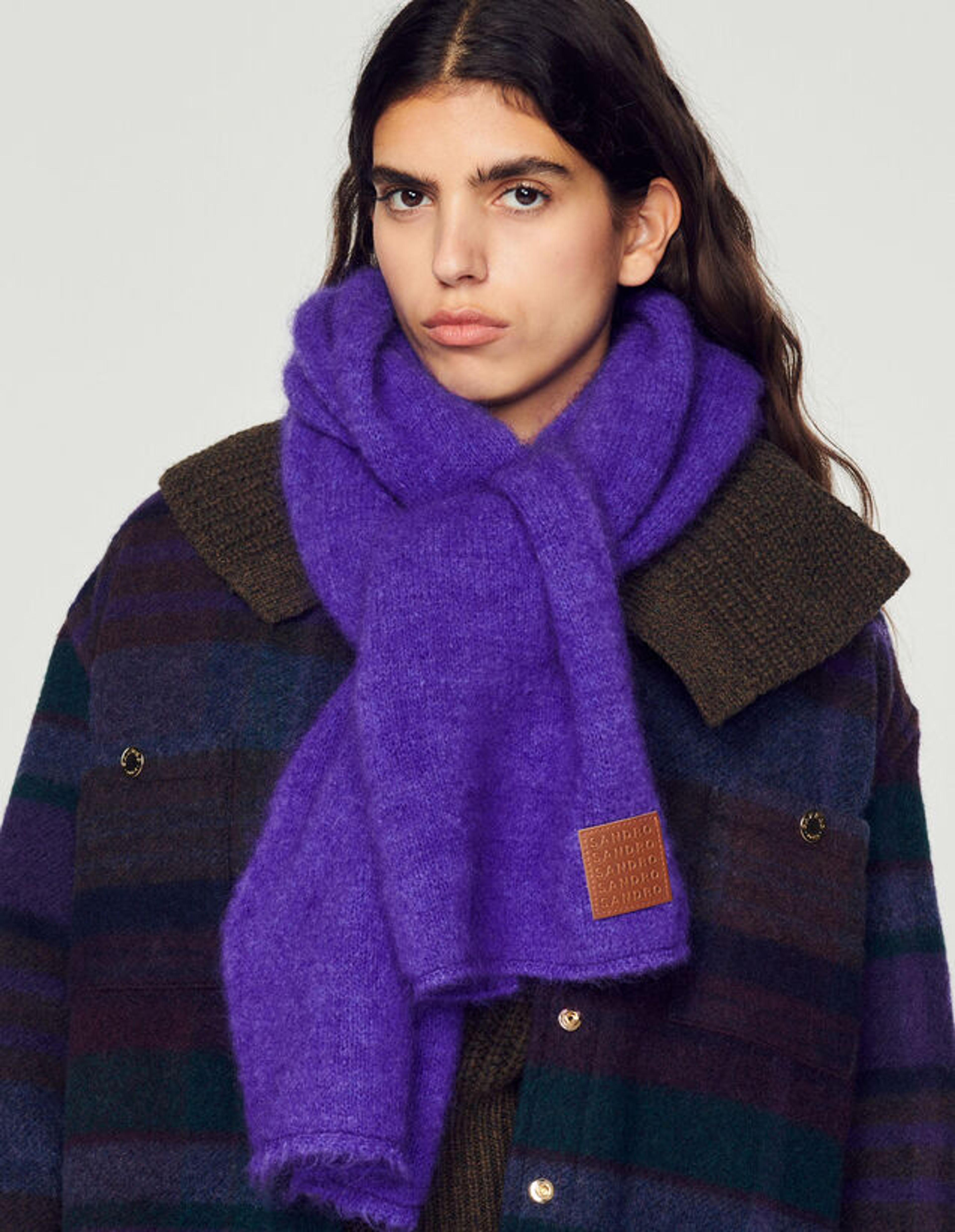 Mohair scarf - Scarves | Sandro Paris