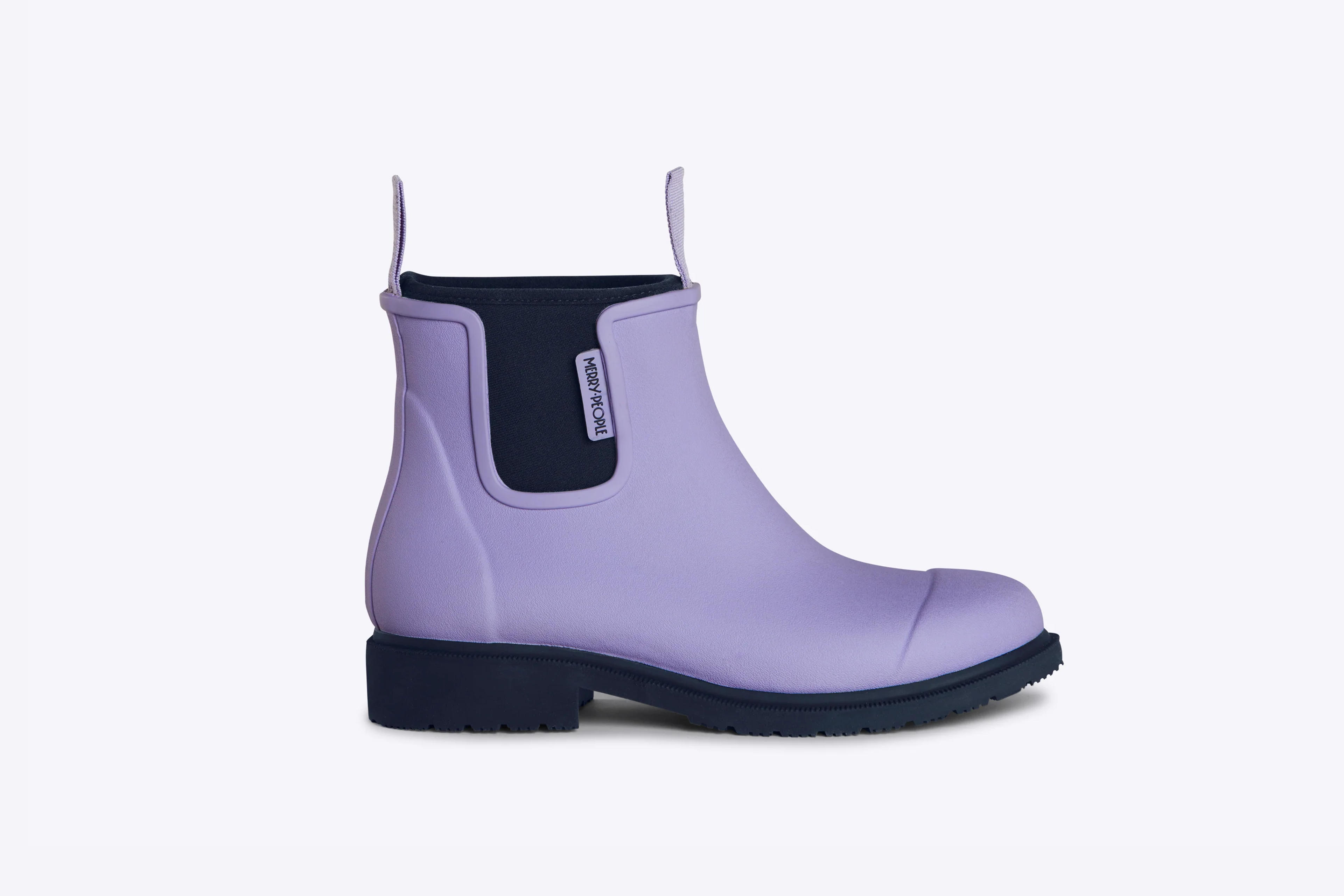 Bobbi Gumboot // Lavender & Navy – Merry People