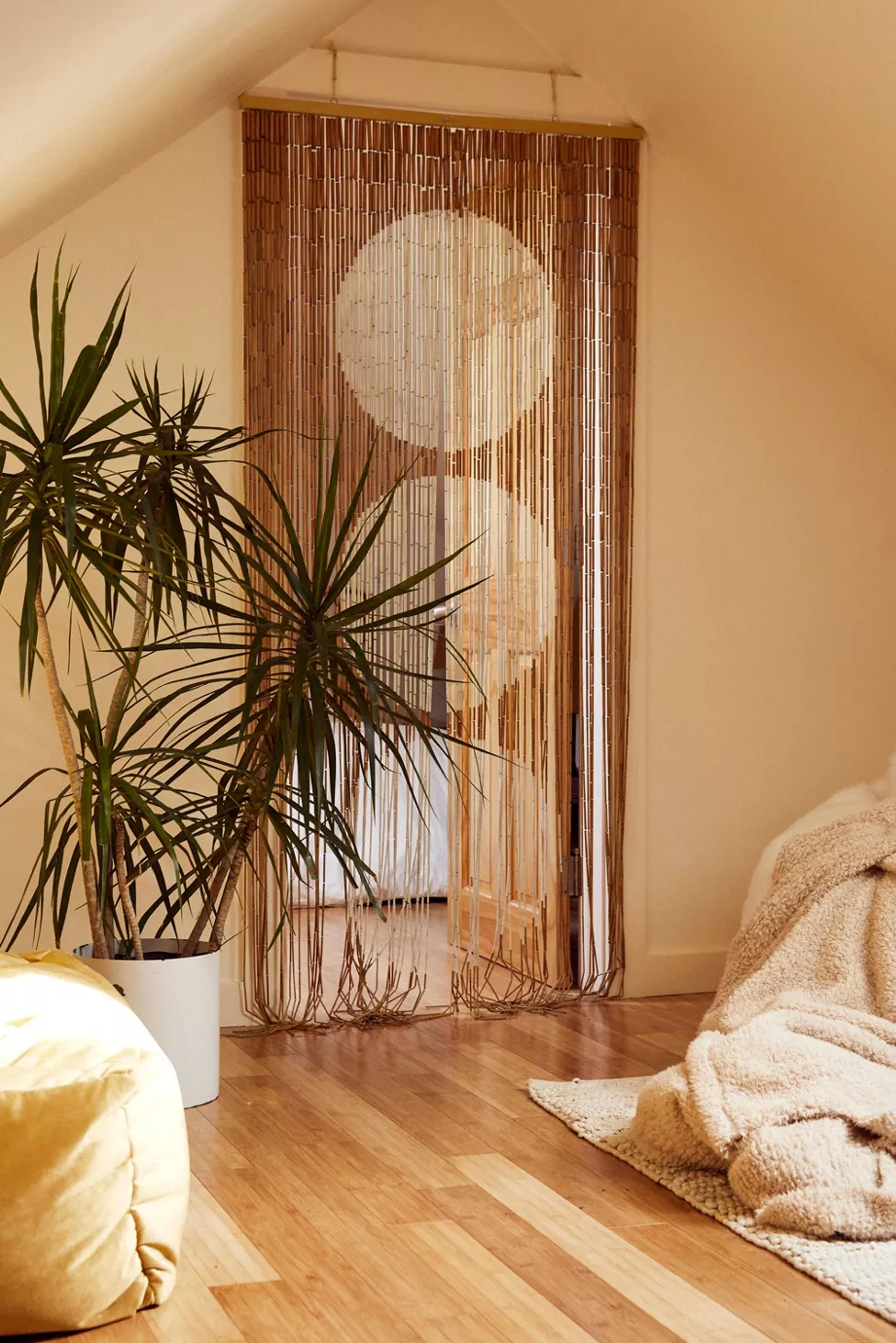 Big Dot Bamboo Beaded Curtain | Urban Outfitters