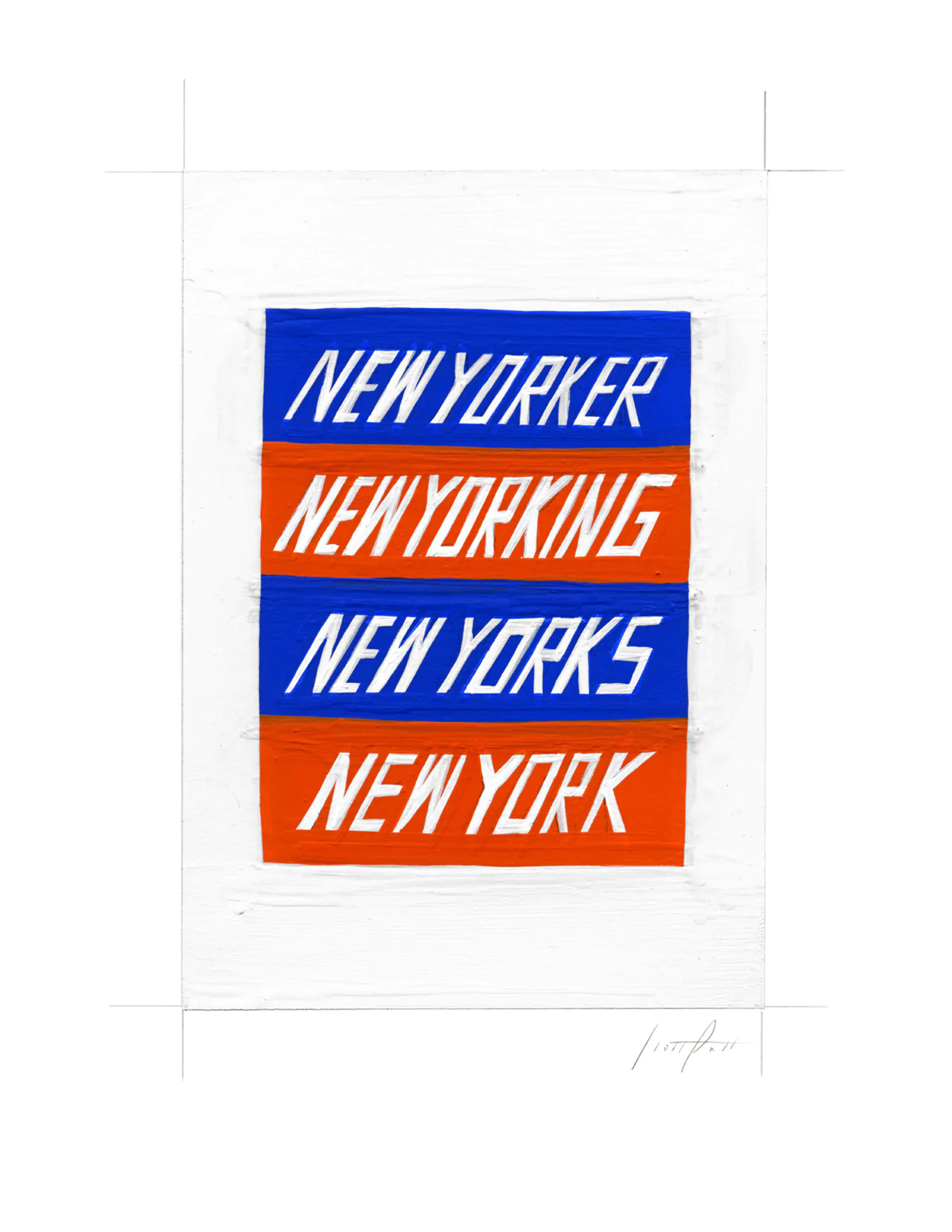 #255 NEW YORKING (BLUE AND ORANGE) - NEW YORKING (BLUE AND ORANGE)