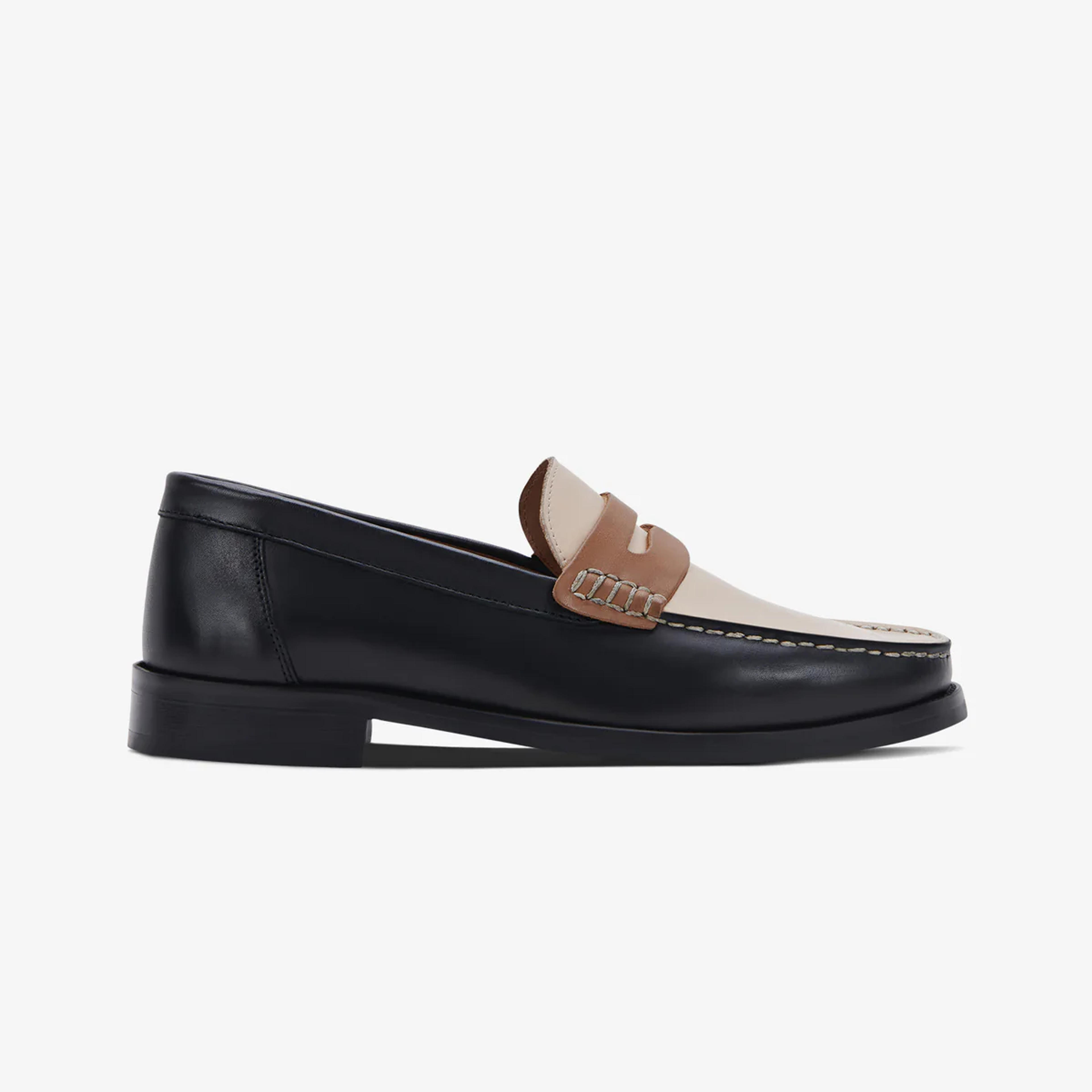 Greats - The Essex Penny Loafer - Black Multi - Men's Shoe – GREATS