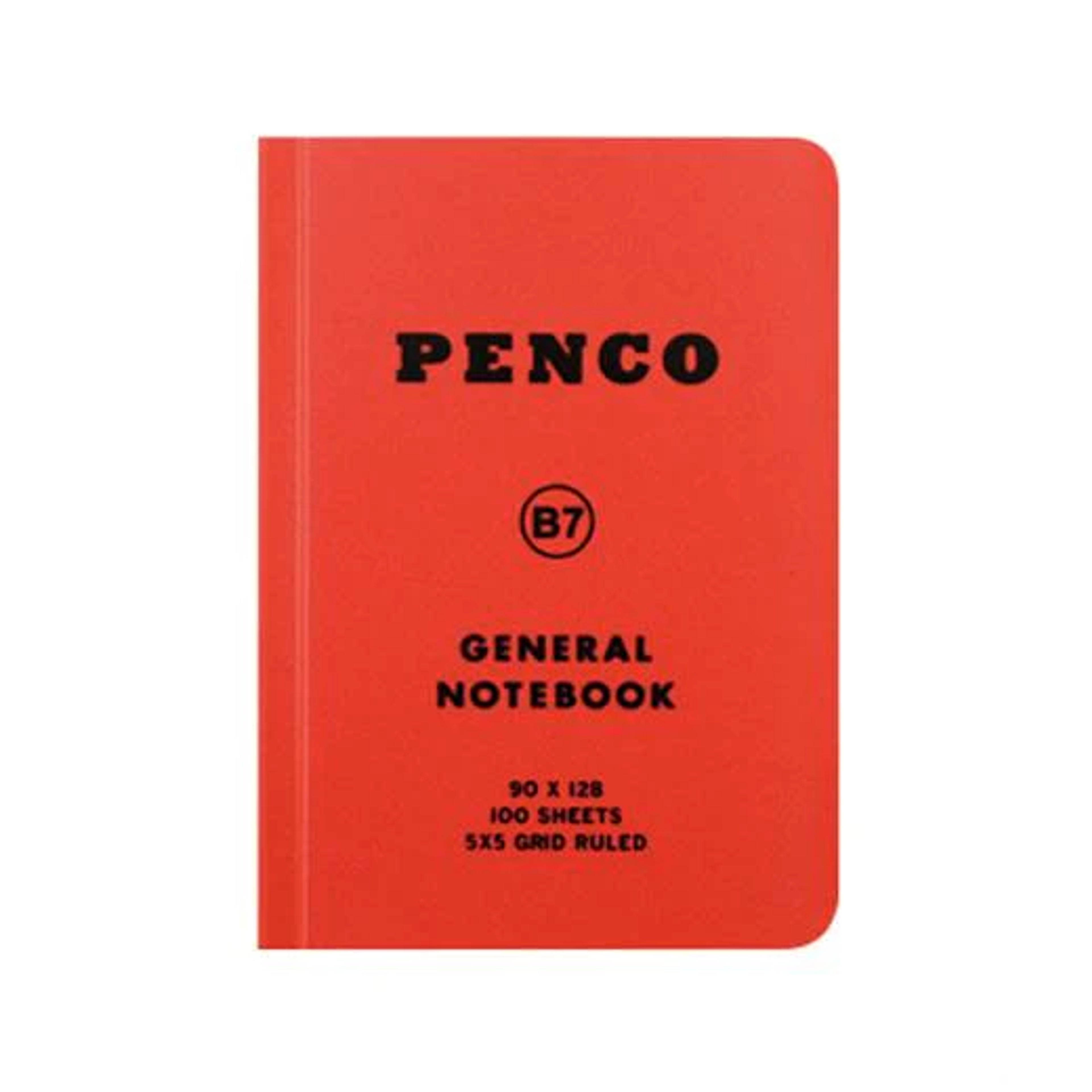 Soft PP Notebook/ B7 (PENCO) - Red