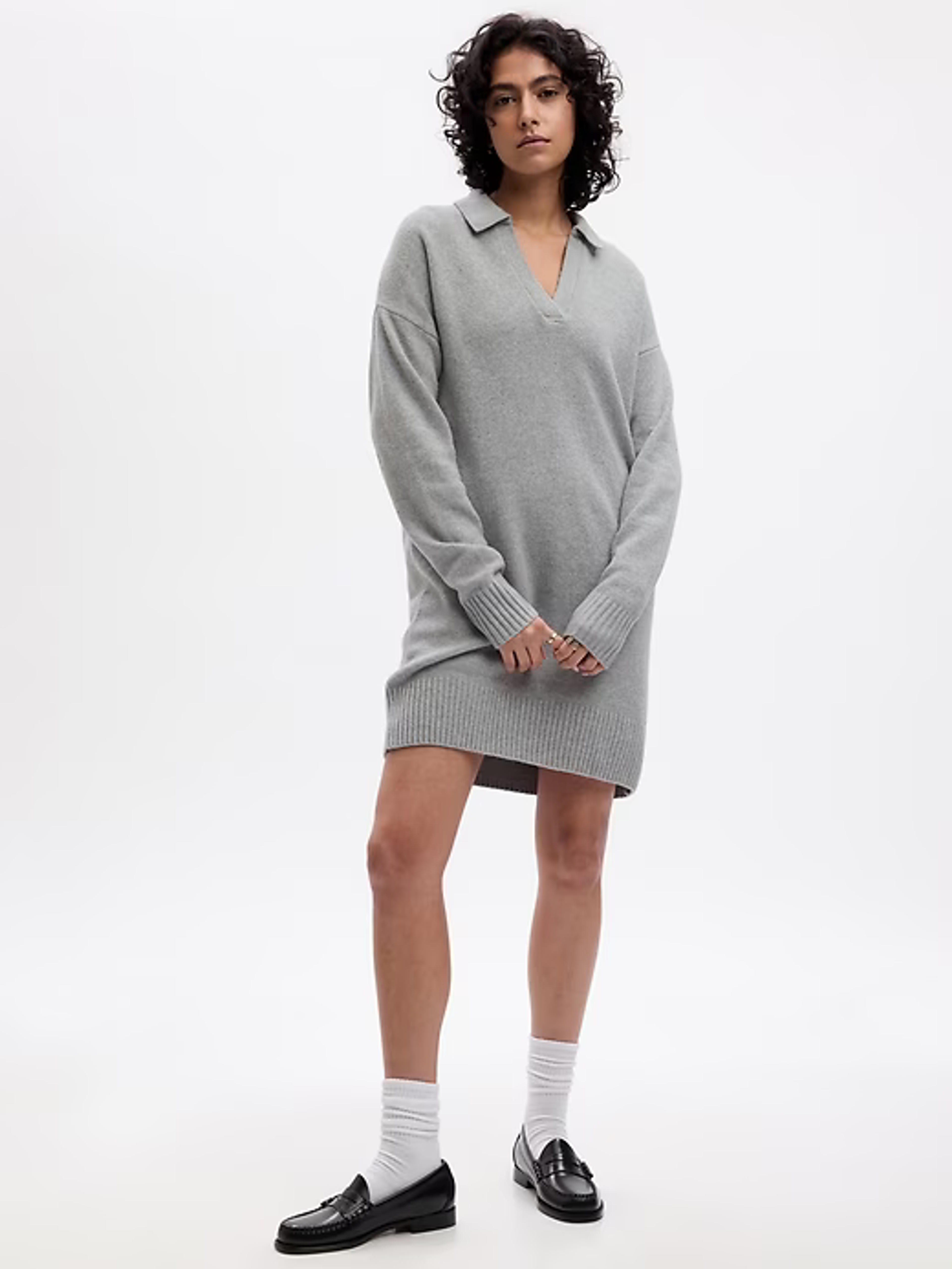 CashSoft Polo Mini Sweater Dress | Gap