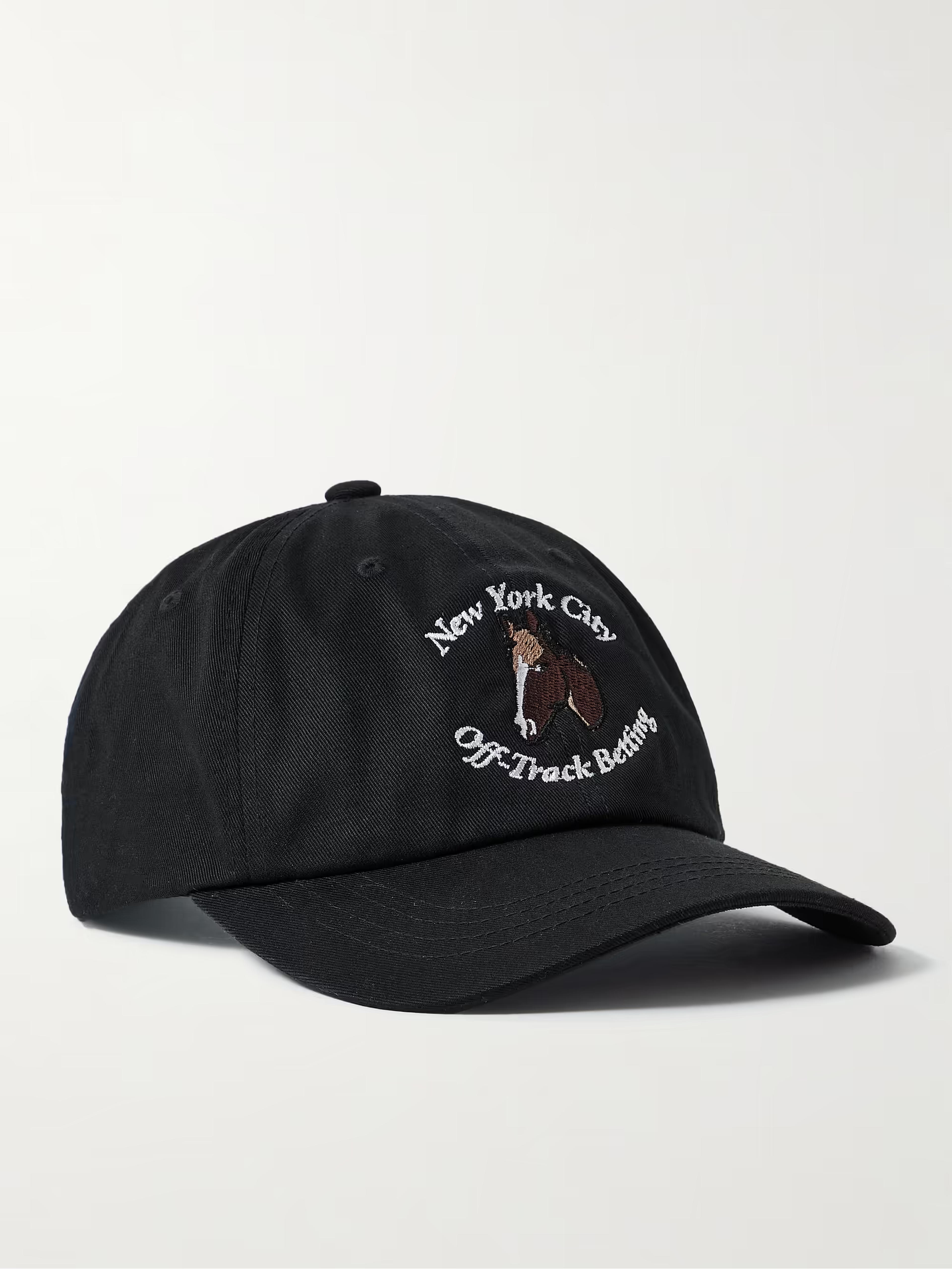 FANTASY EXPLOSION Off-Track Embroidered Cotton-Twill Baseball Cap | MR PORTER