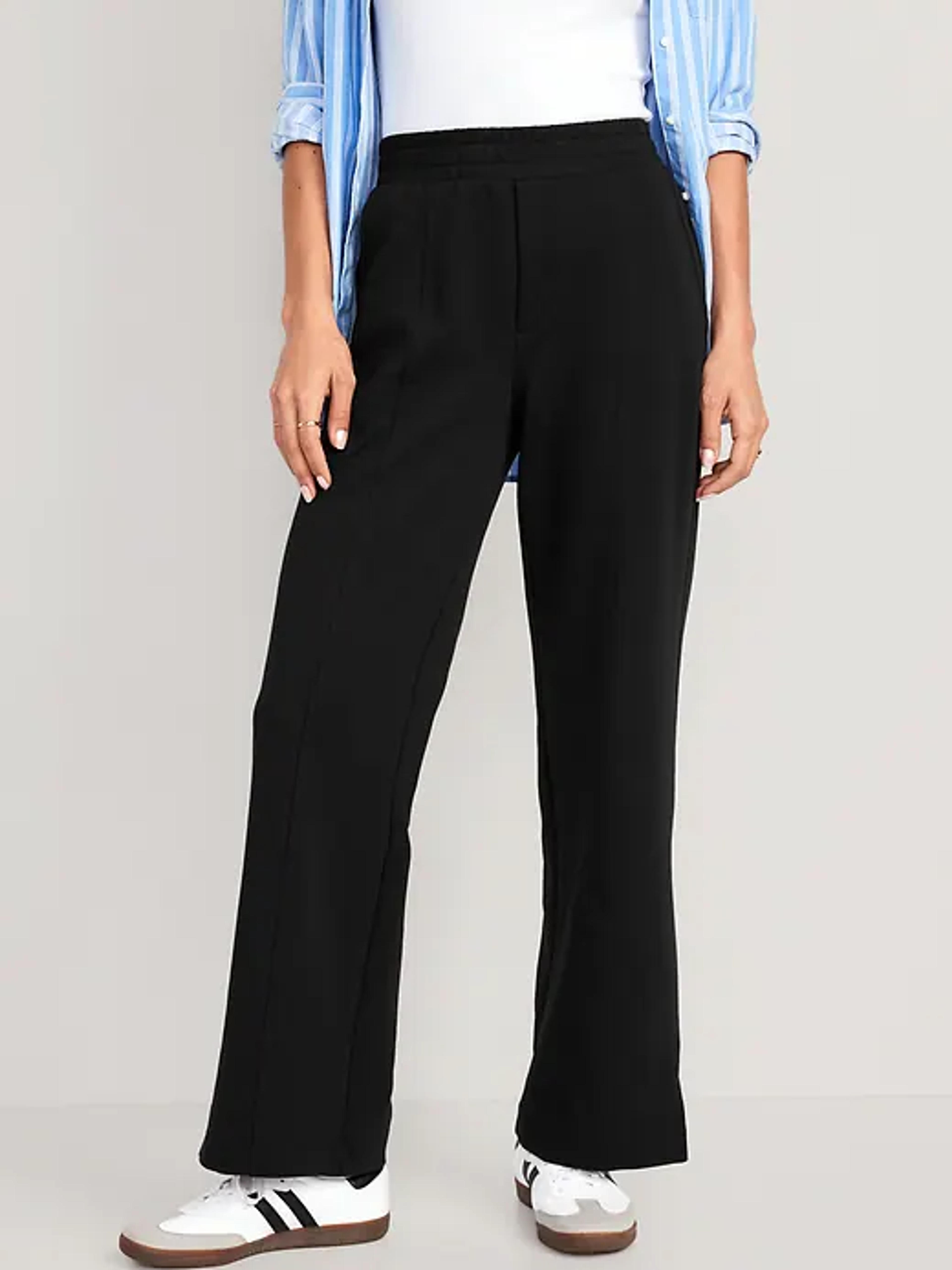 High-Waisted Dynamic Fleece Wide-Leg Trouser Pants for Women | Old Navy