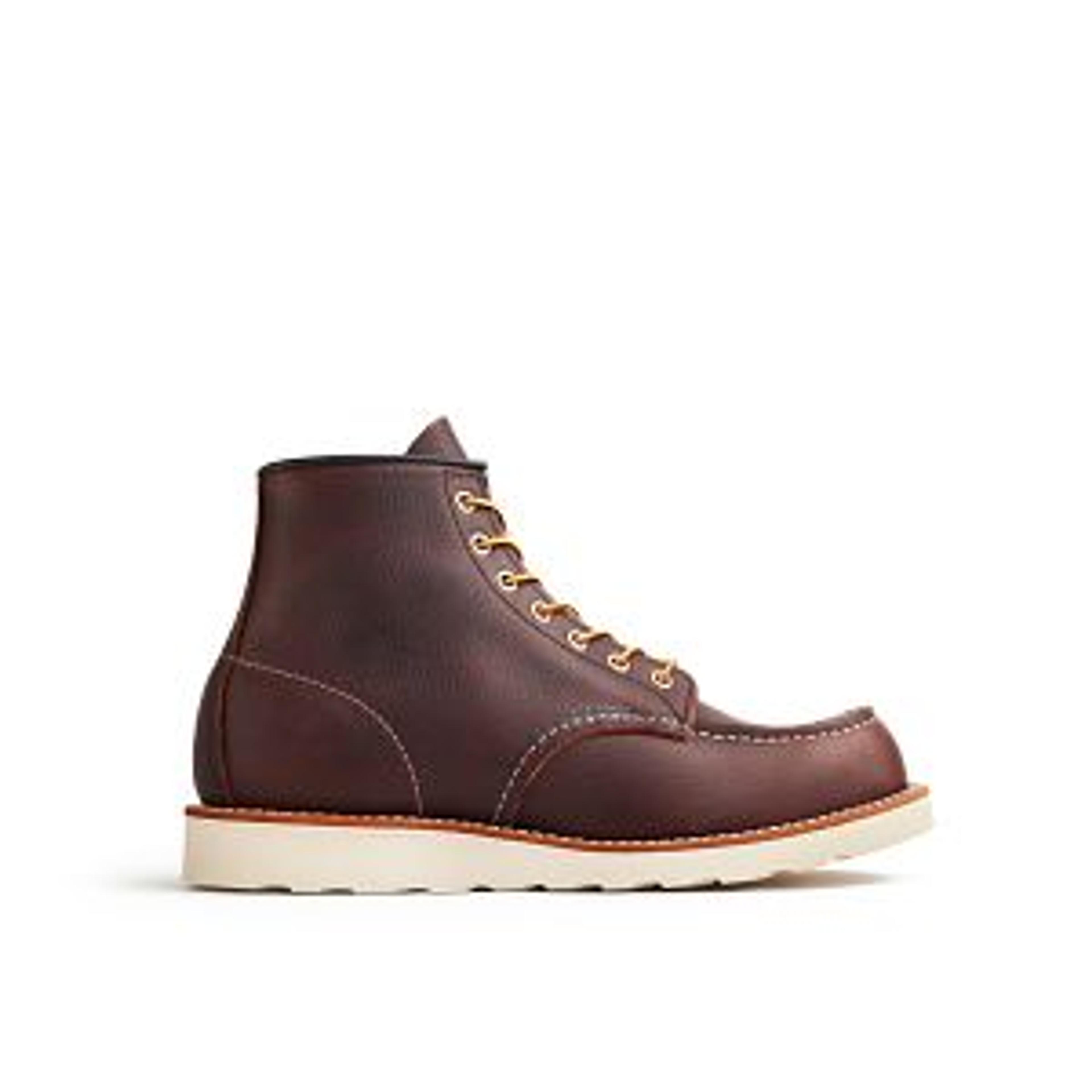 Men's Classic Moc 6-Inch Boot in Dark Brown Leather 8138 | RedWing