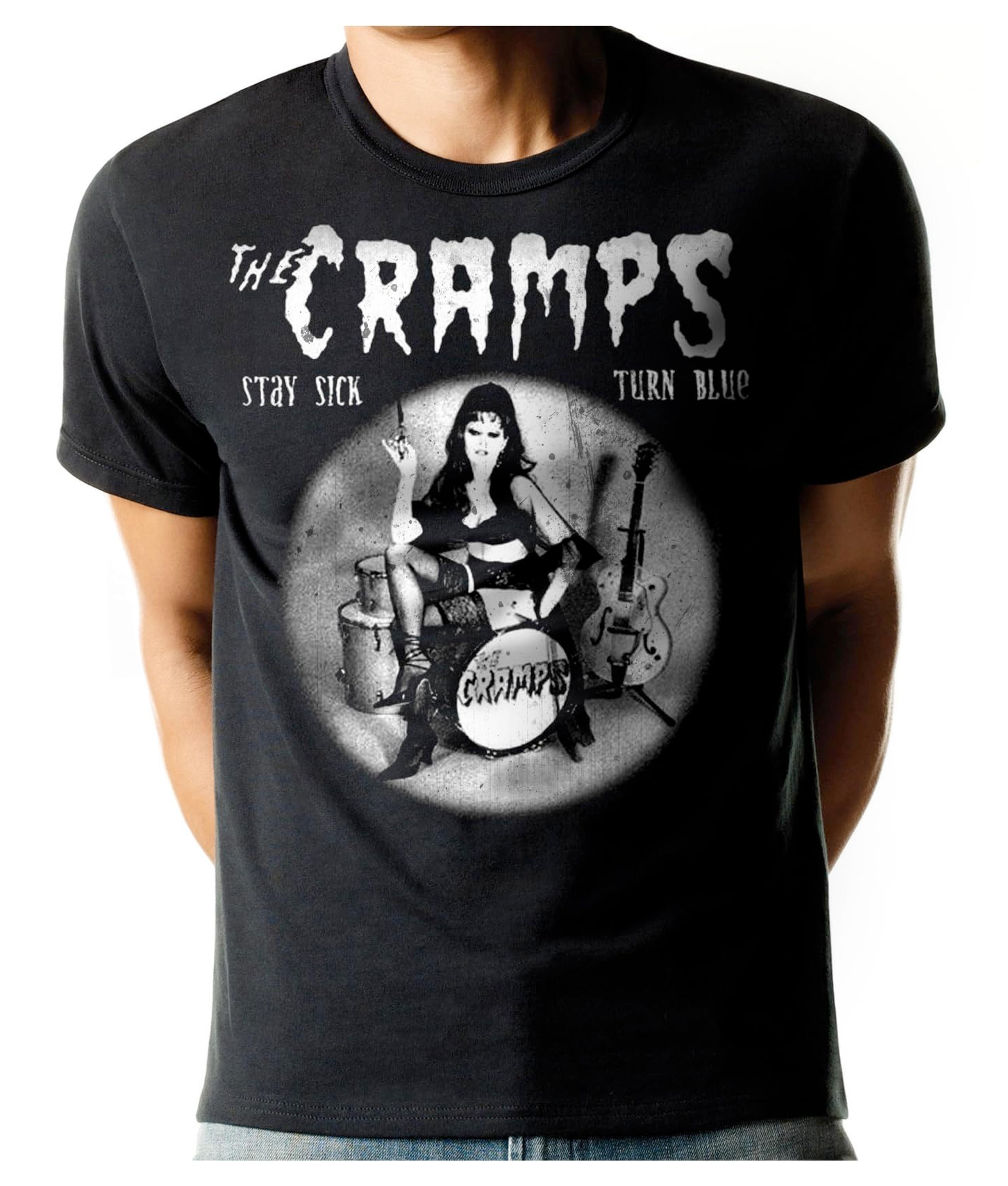 The Cramps Punk Rock Vintage Rockabilly American Rock n Roll Band T-Shirt (as1, Alpha, m, Regular, Regular) Black