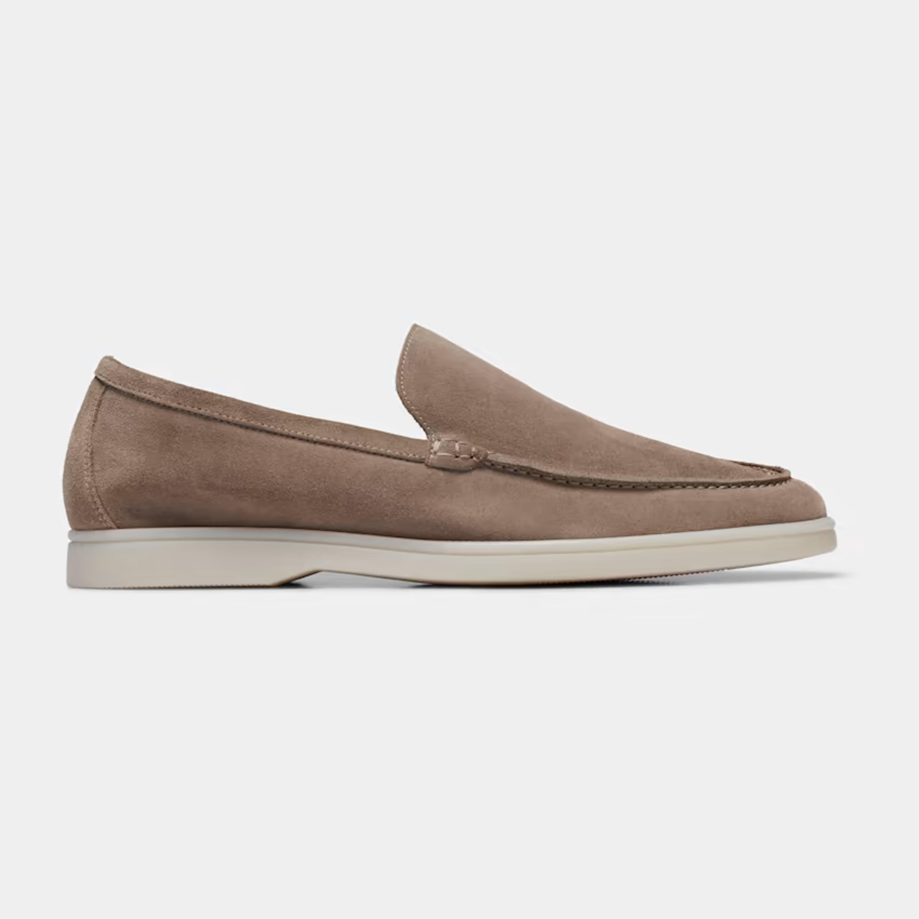 Light Brown Slip-On in Italian Calf Suede | SUITSUPPLY Australia