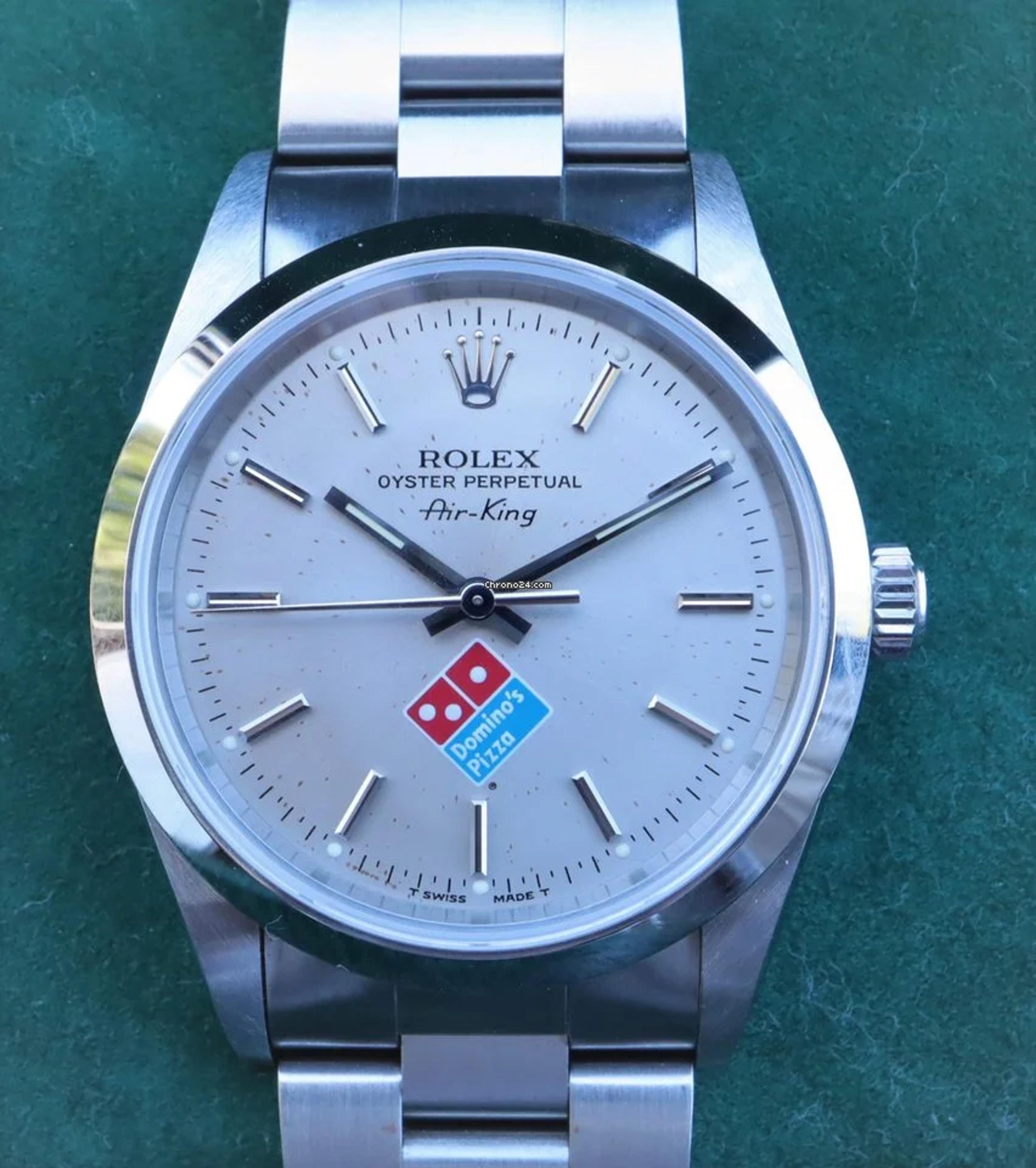 Rolex Air-King 14000 Domino’s Dial Box & Papers RARE für 17’672 CHF kaufen von einem Trusted Seller auf Chrono24