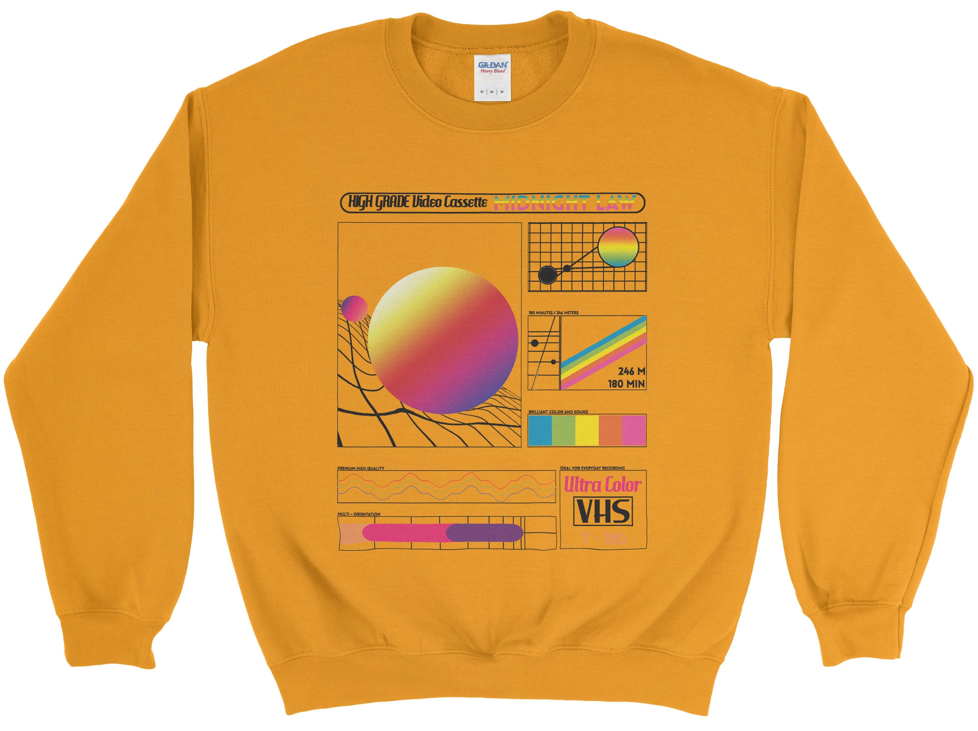 VHS Sweatshirt - M / Mustard