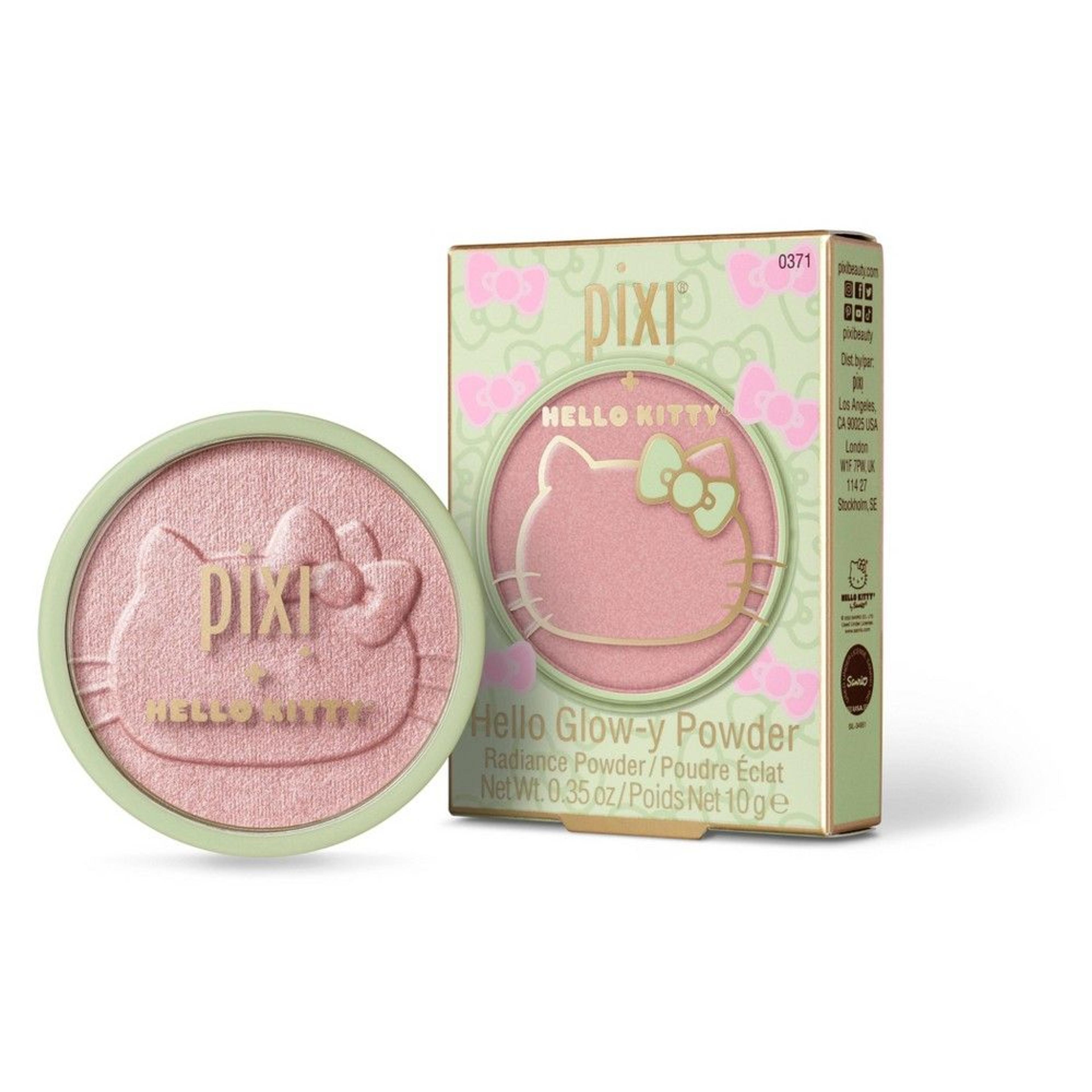 Pixi + Hello Kitty Highlighting Pressed Powder - Friendly Blush - 0.35oz