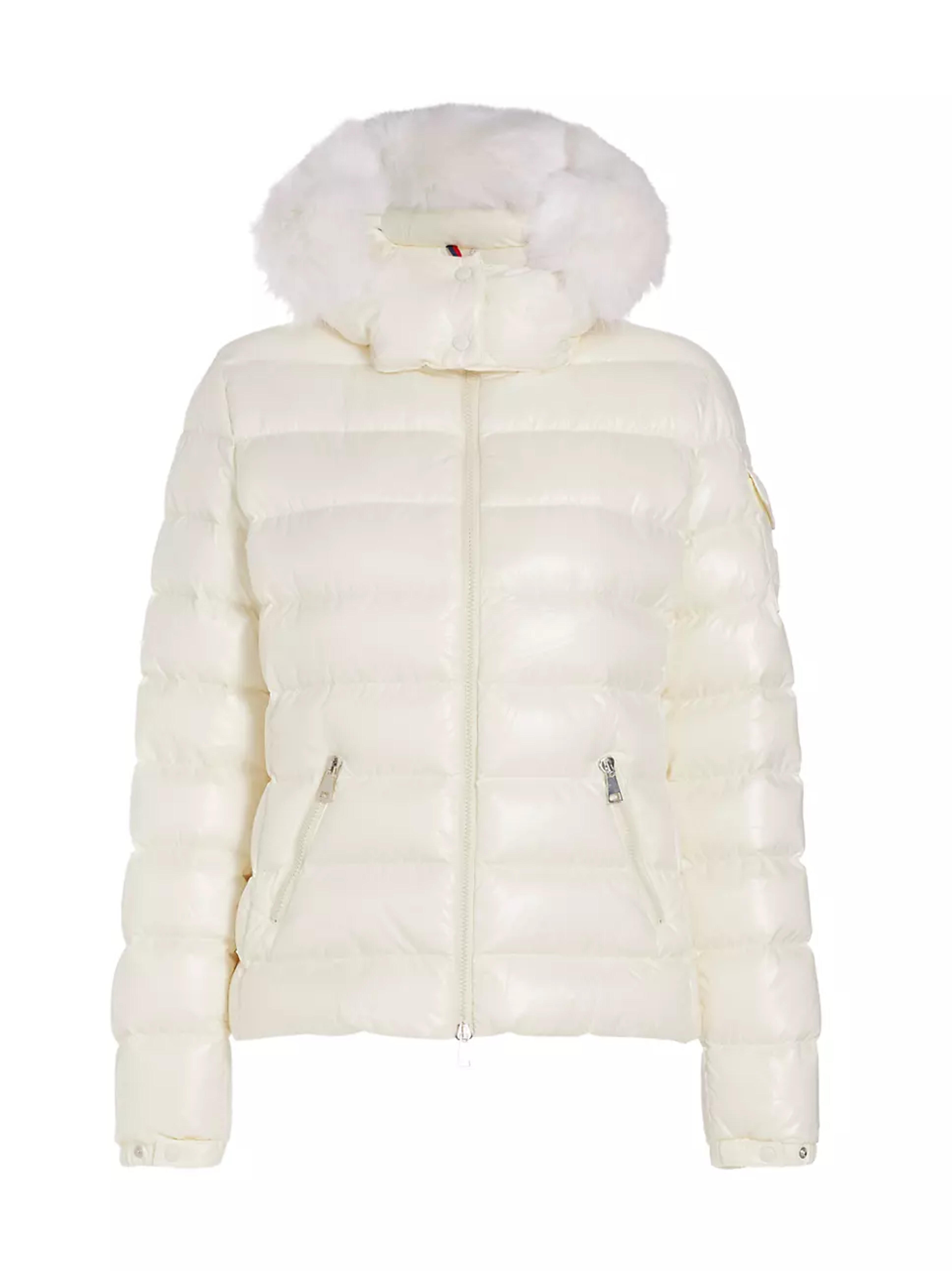 Shop Moncler Badyf Down Faux Fur-Trim Jacket | Saks Fifth Avenue