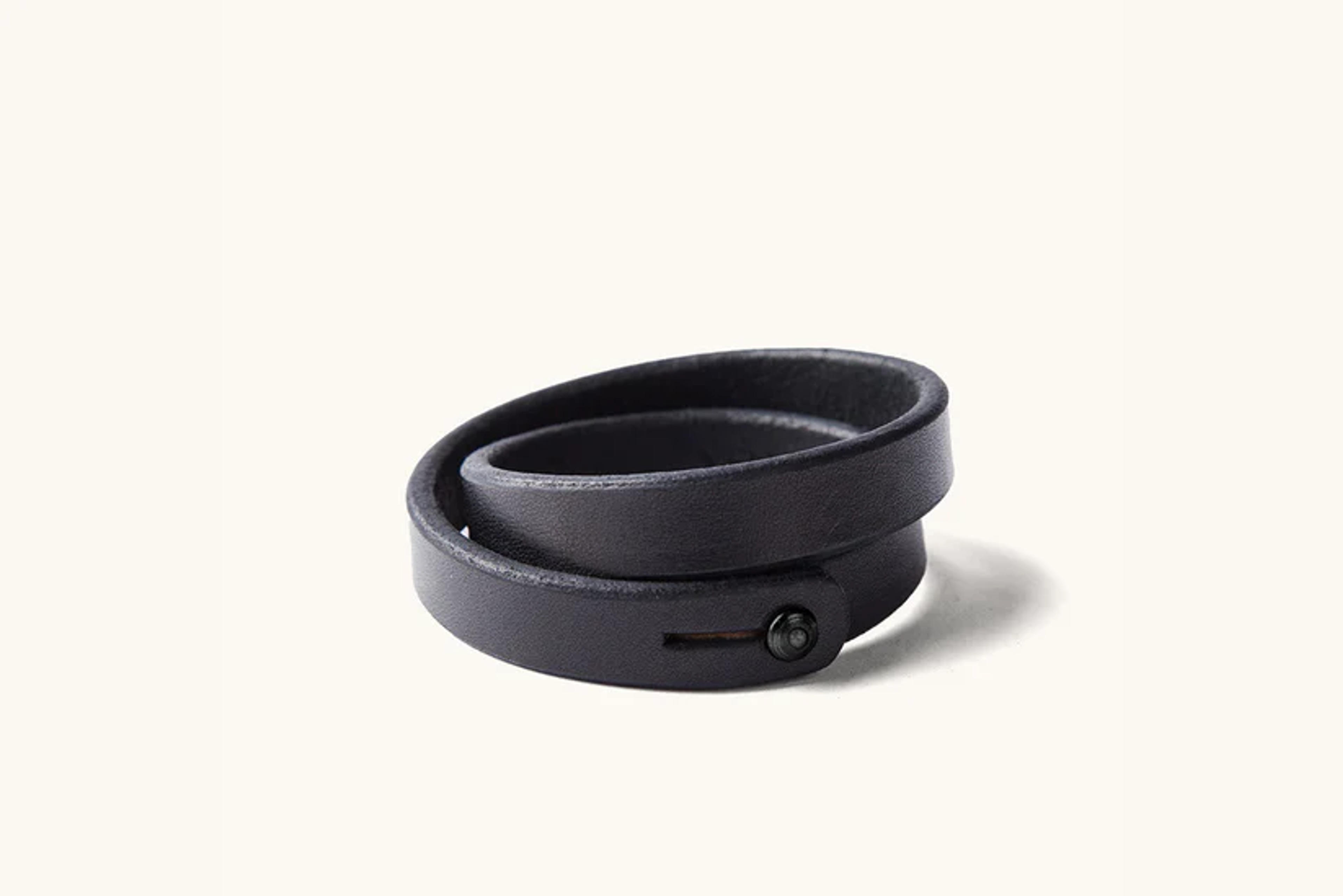 Double Wrap Wristband - Black | Tanner Goods