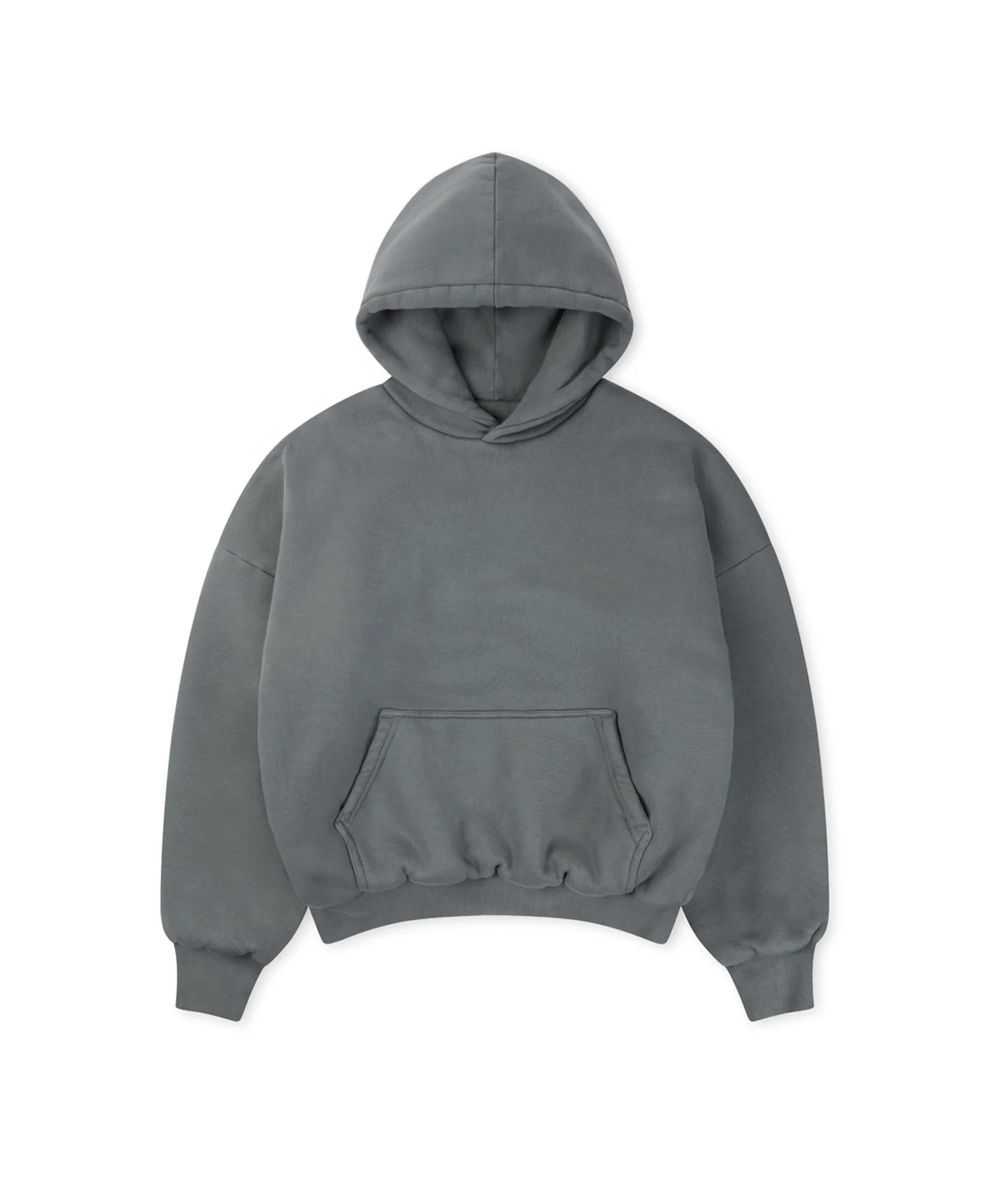 1000 GSM 'Iron Gray' Double Hoodie – Velour Garments