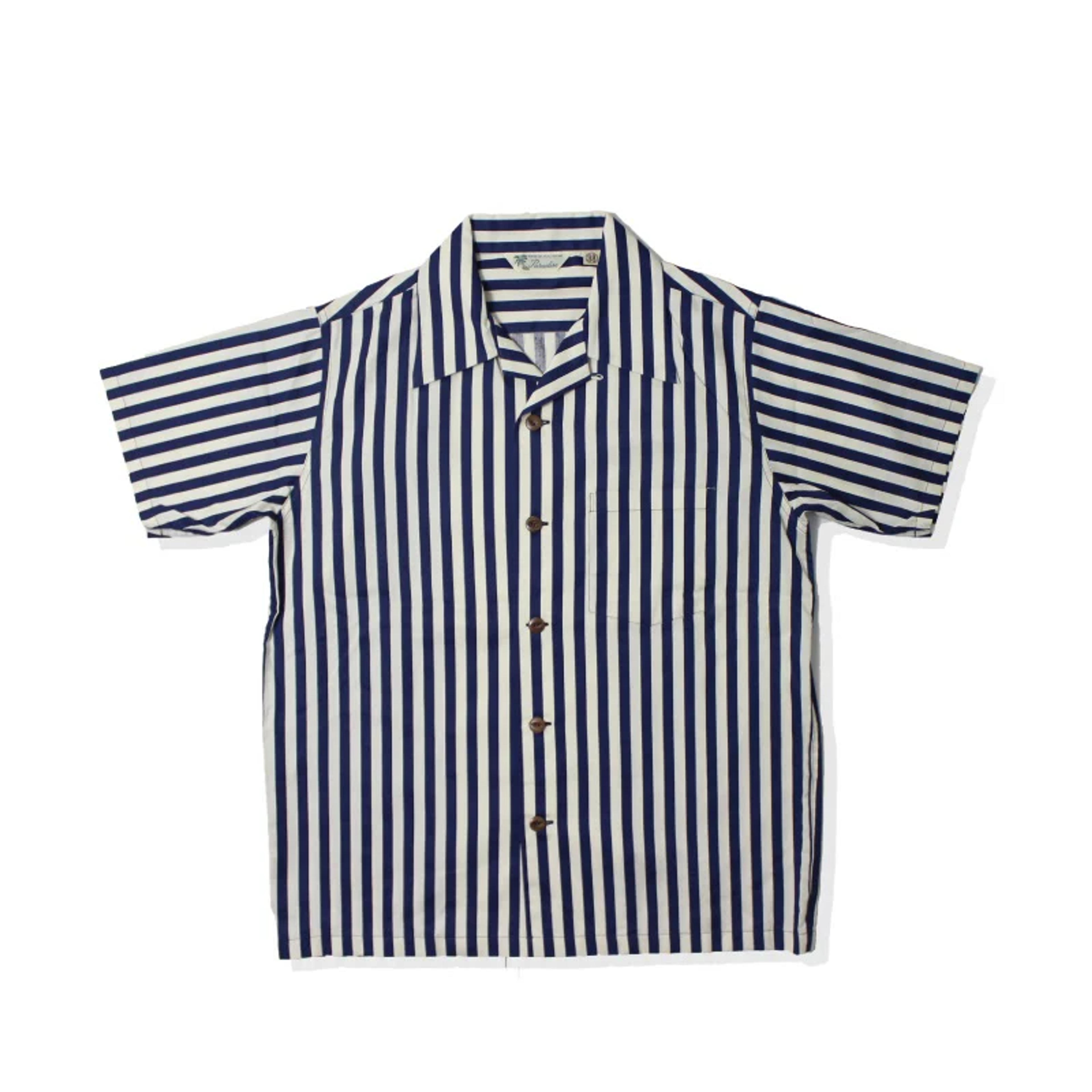 4032 INDIGO STRIPE RAYON SHIRT