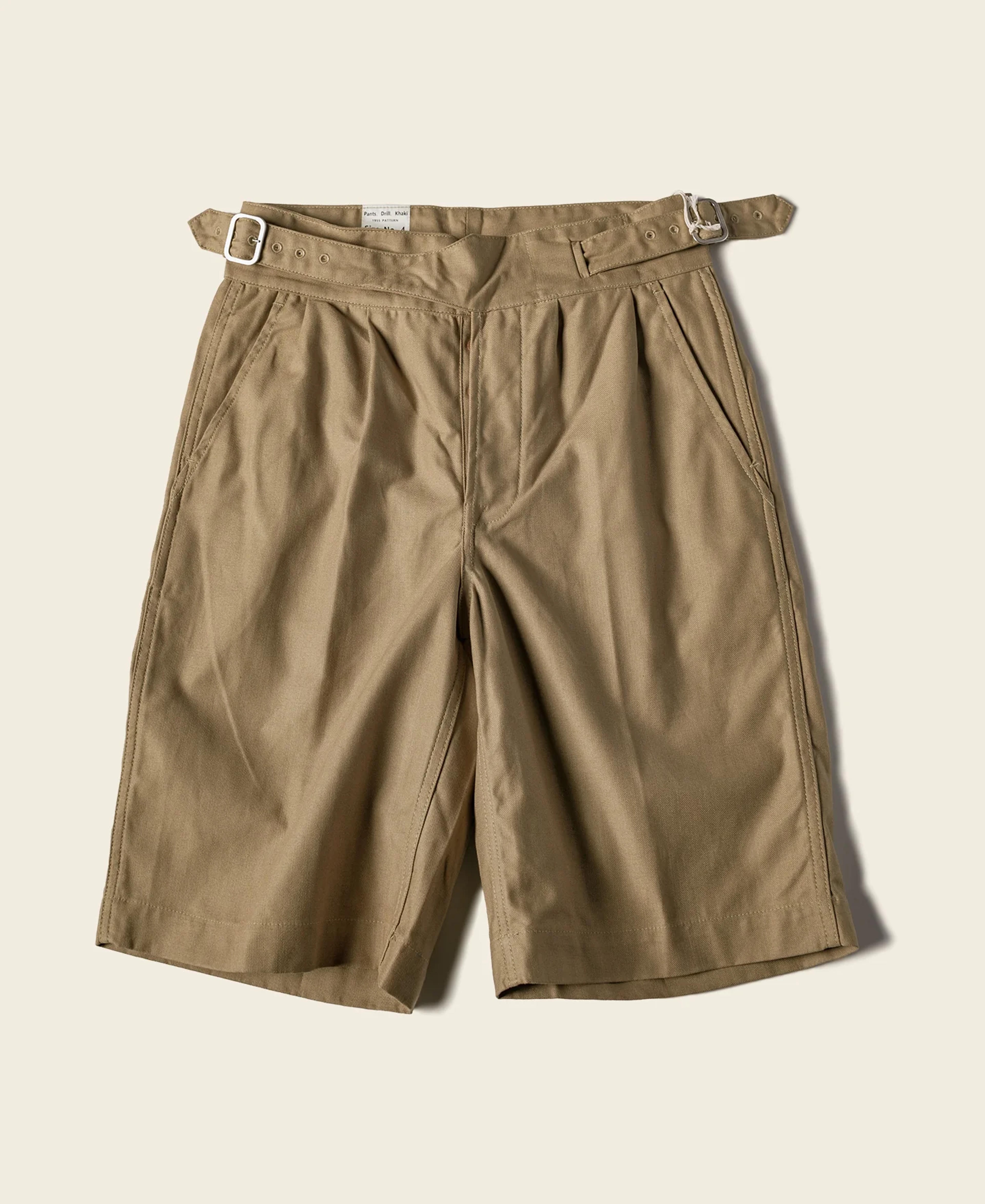 British Army 11.5 oz Cotton Gurkha Bermuda Shorts - Khaki | Bronson