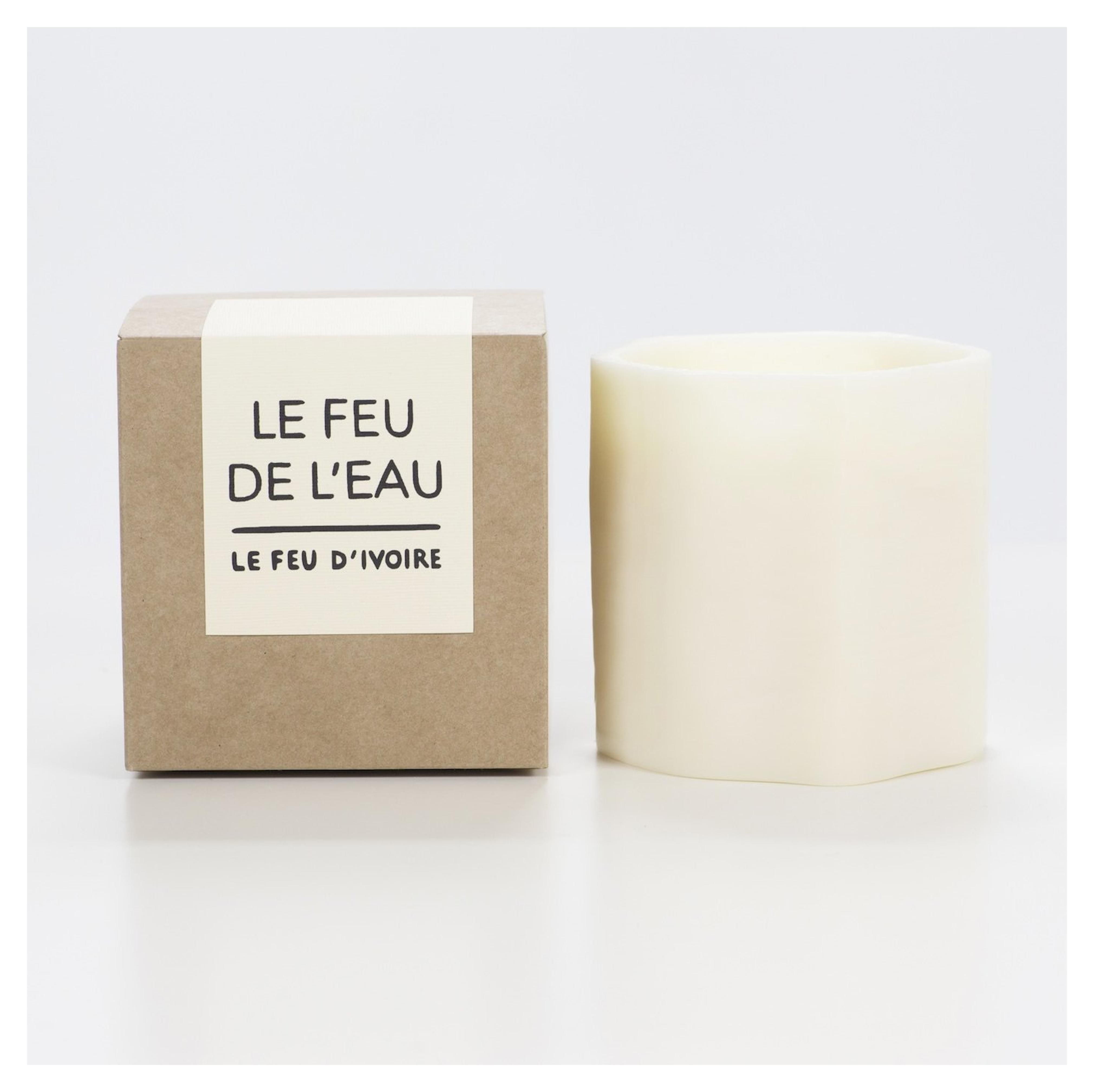Le Feu de L'Eau Candle, Ivory