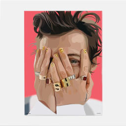 Harry Styles Print By artby.cms - 9" x 12"