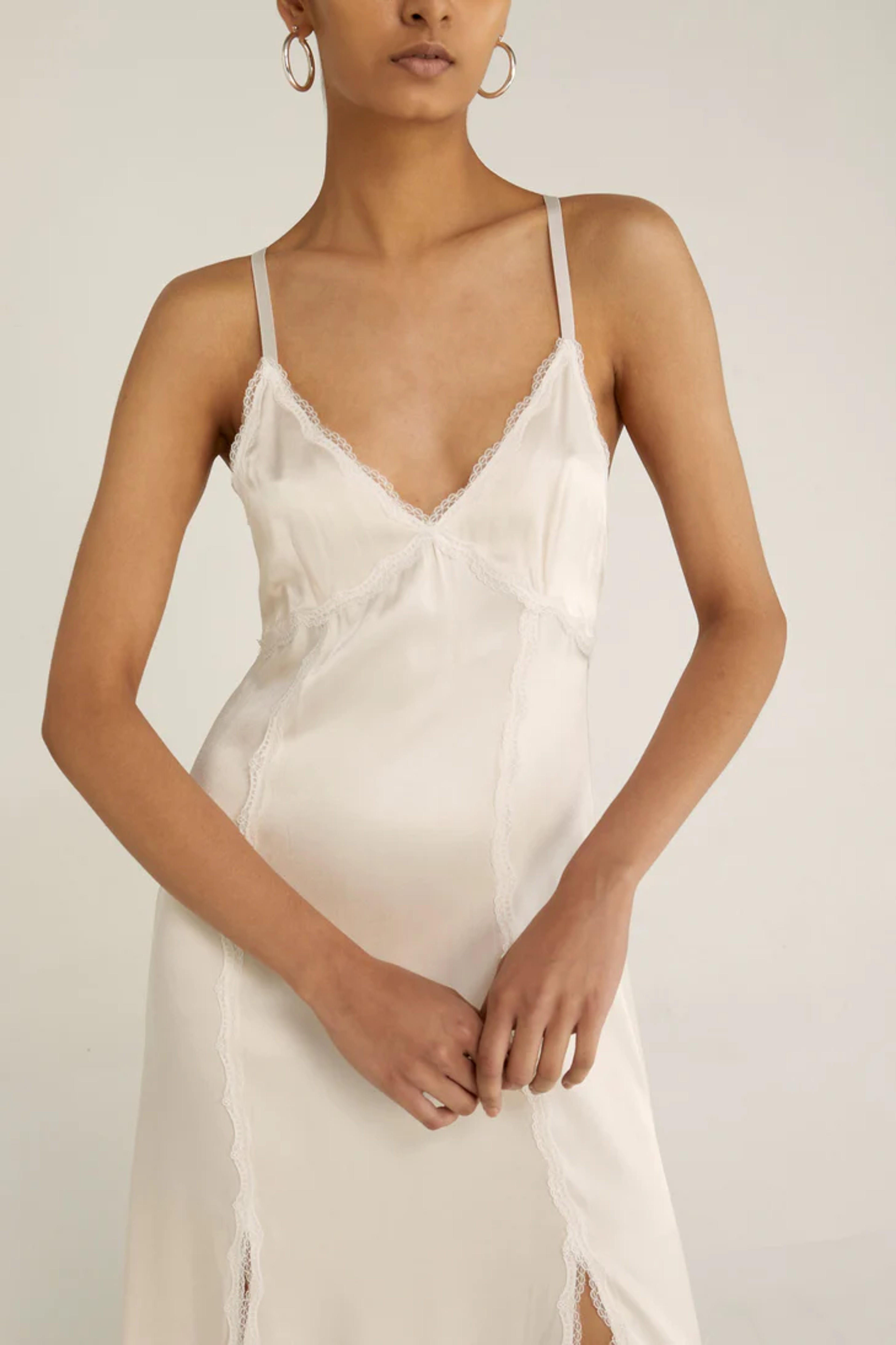 LAST DANCE SLIP DRESS | CREAM — THIRD FORM - International