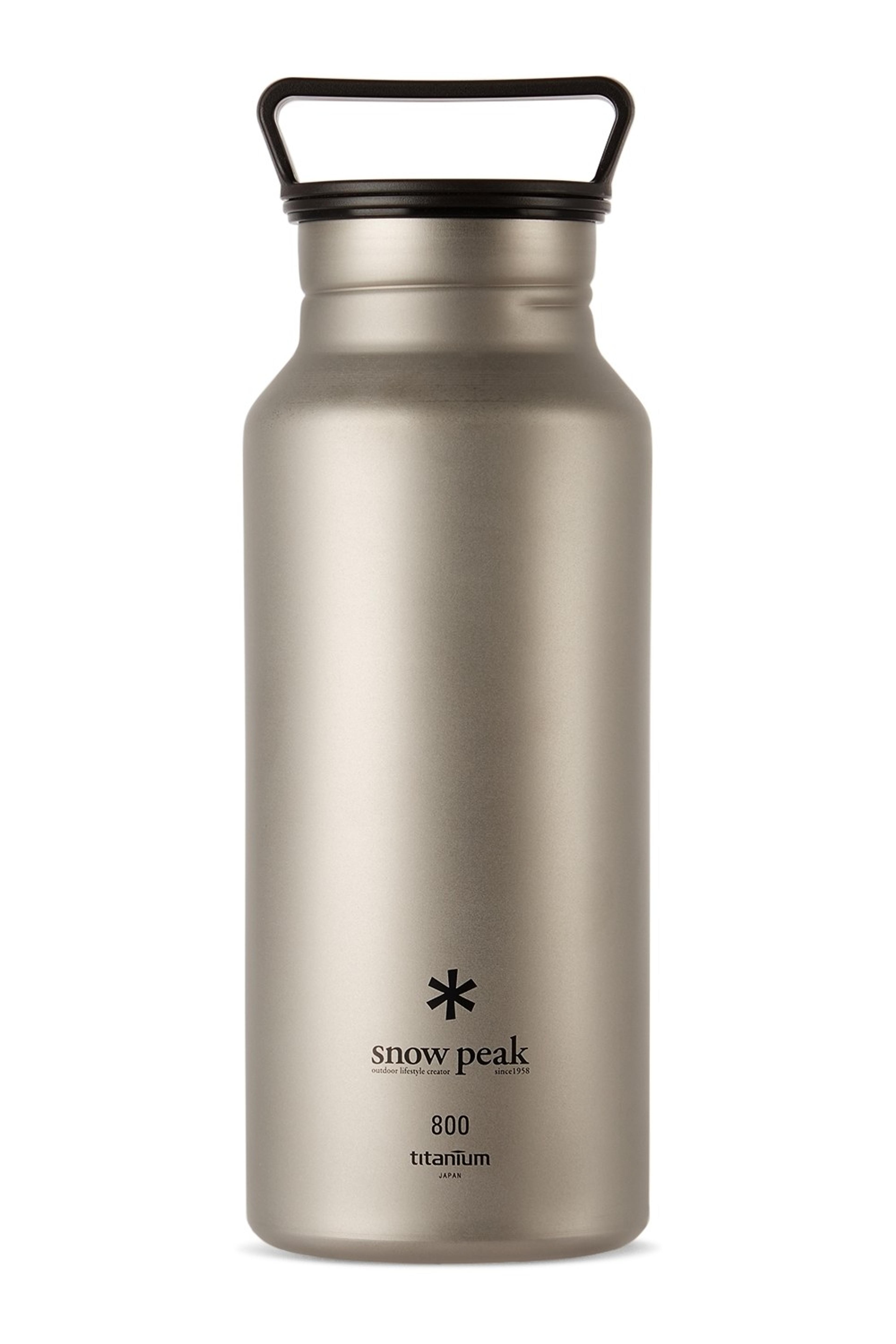 Snow Peak - Grey Titanium Aurora Bottle, 800 mL