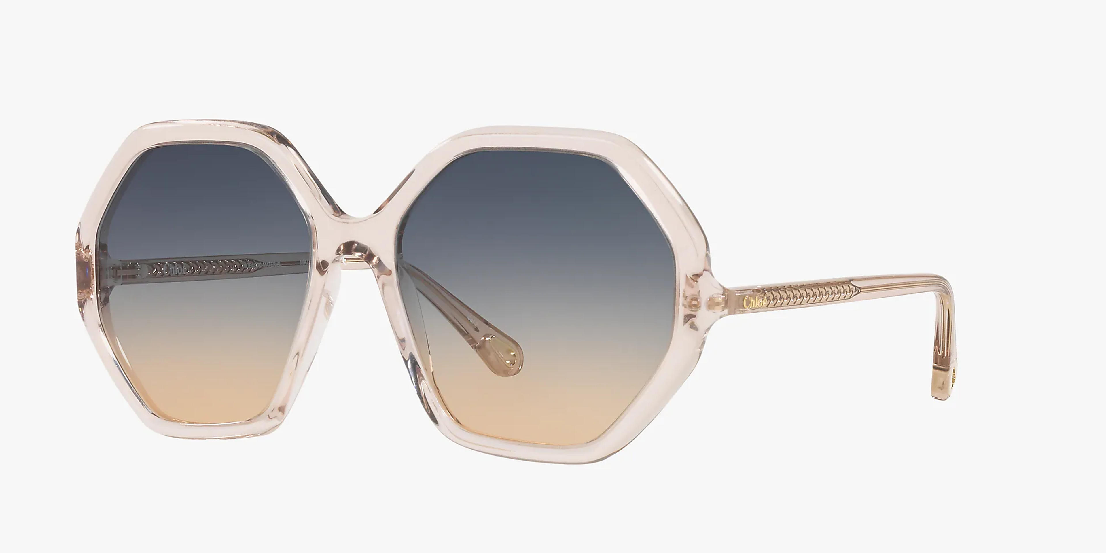 Chloé CH0008S 58 Green Gradient & Pink Sunglasses | Sunglass Hut United Kingdom