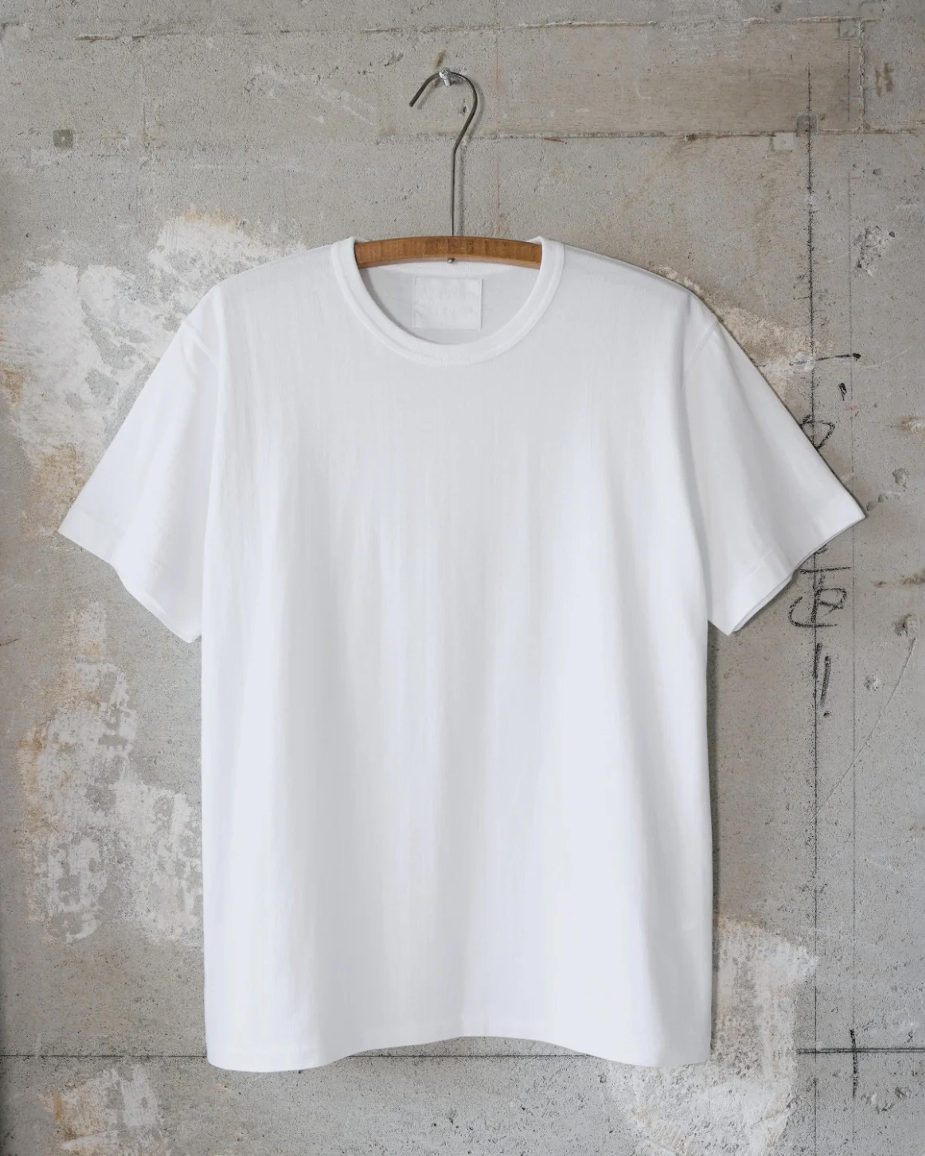 Crewneck T-shirt - Ultimate Pima Tsuriami - White – Wonder Looper