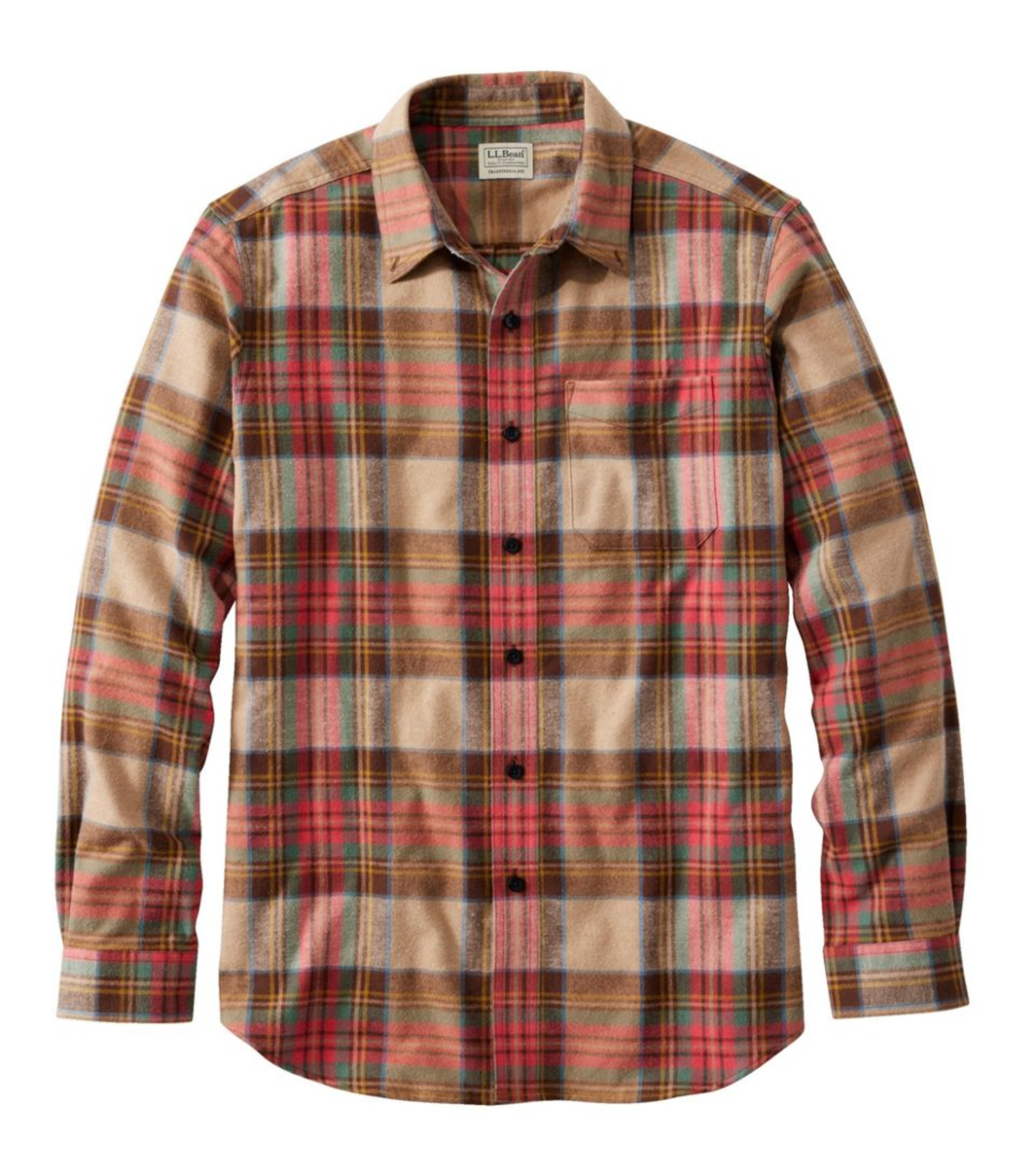 Scotch Plaid Flannel Shirt Traditional Fit | L.L.Bean