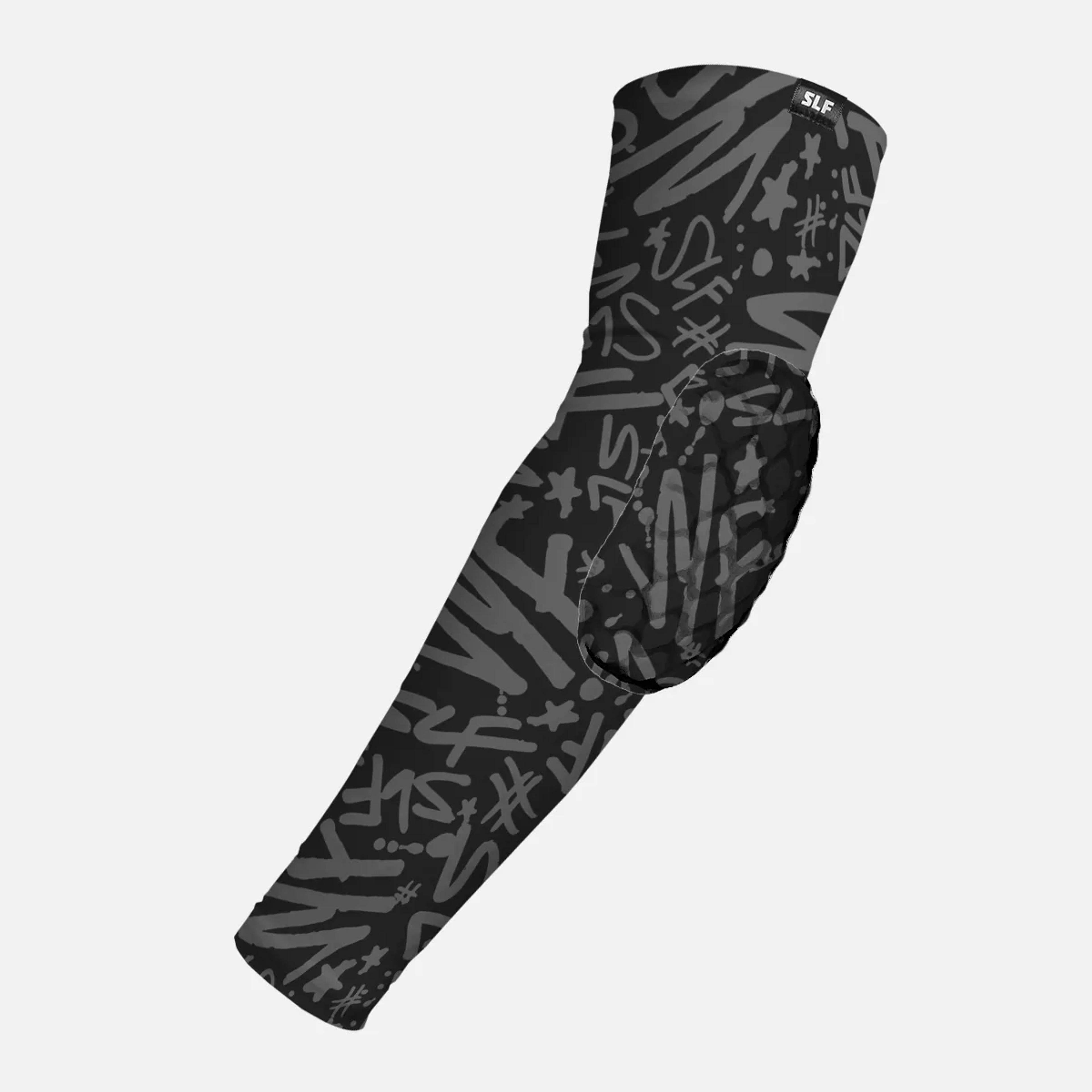 SLF Graffiti Tactical Padded Arm Sleeve - Y / Black/Gray