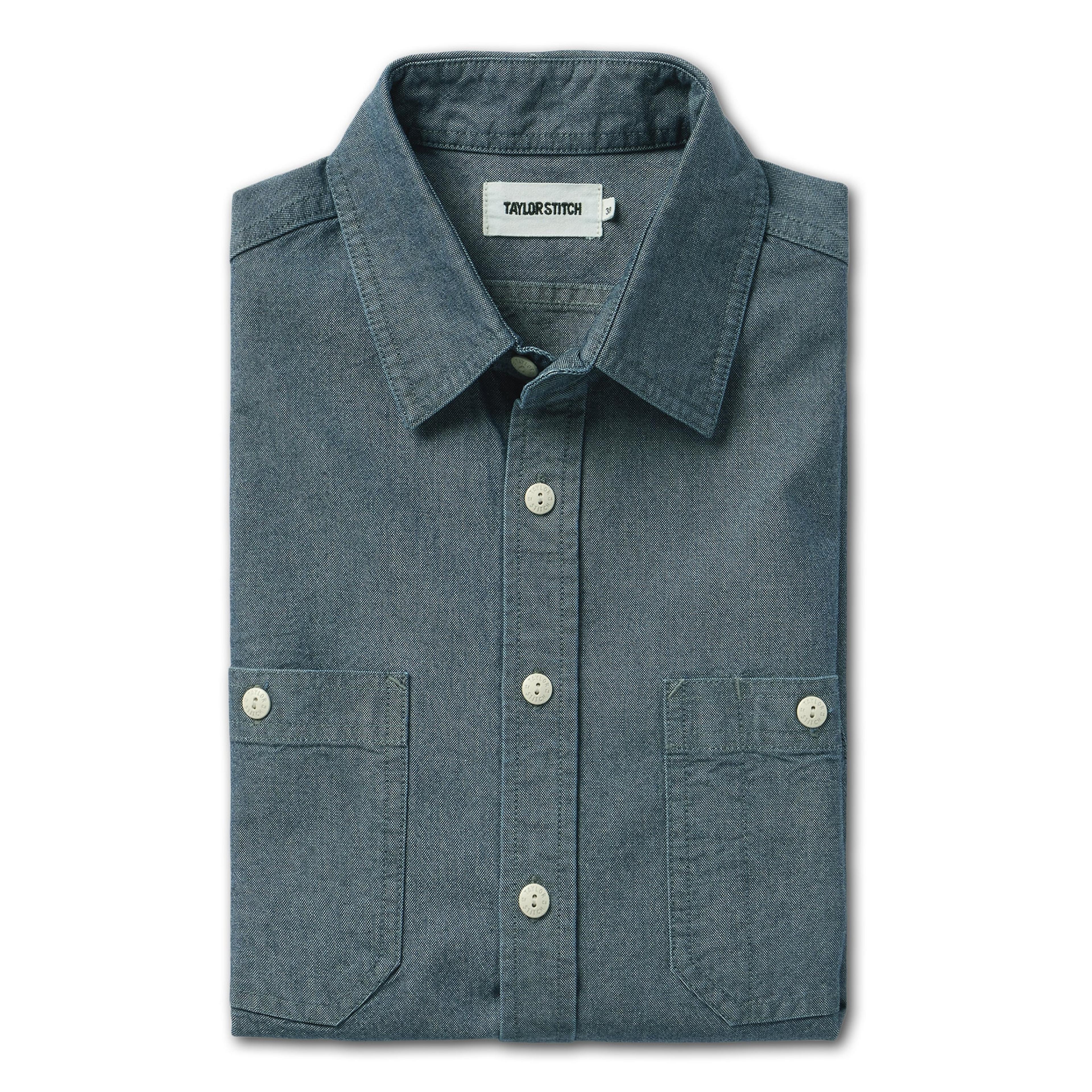 taylorstitch.com/collections/mens-shirts/products/utility-shirt-in-rinsed-selvage-chambray-2207