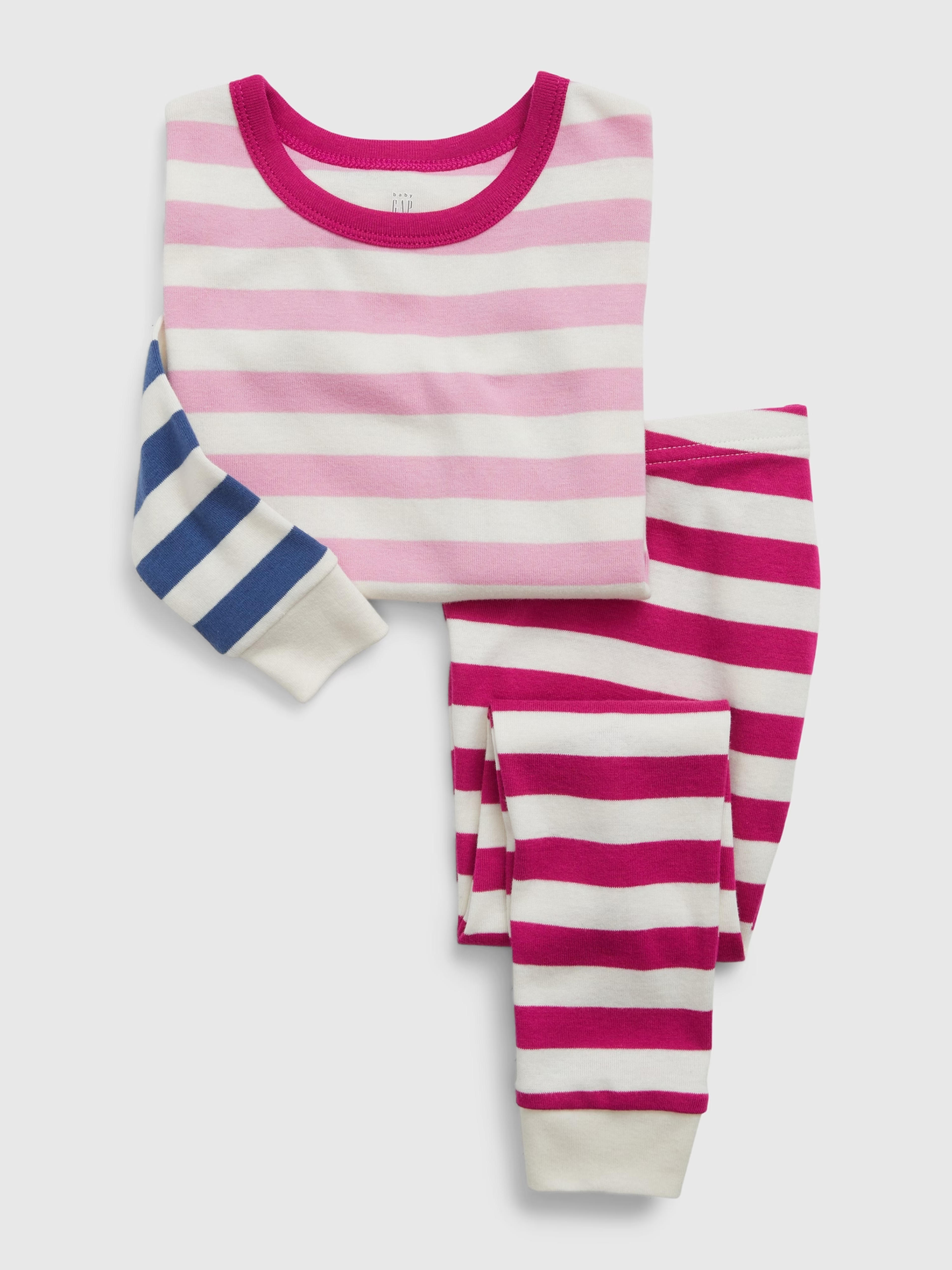 babyGap 100% Organic Cotton Multi-Stripe PJ Set | Gap