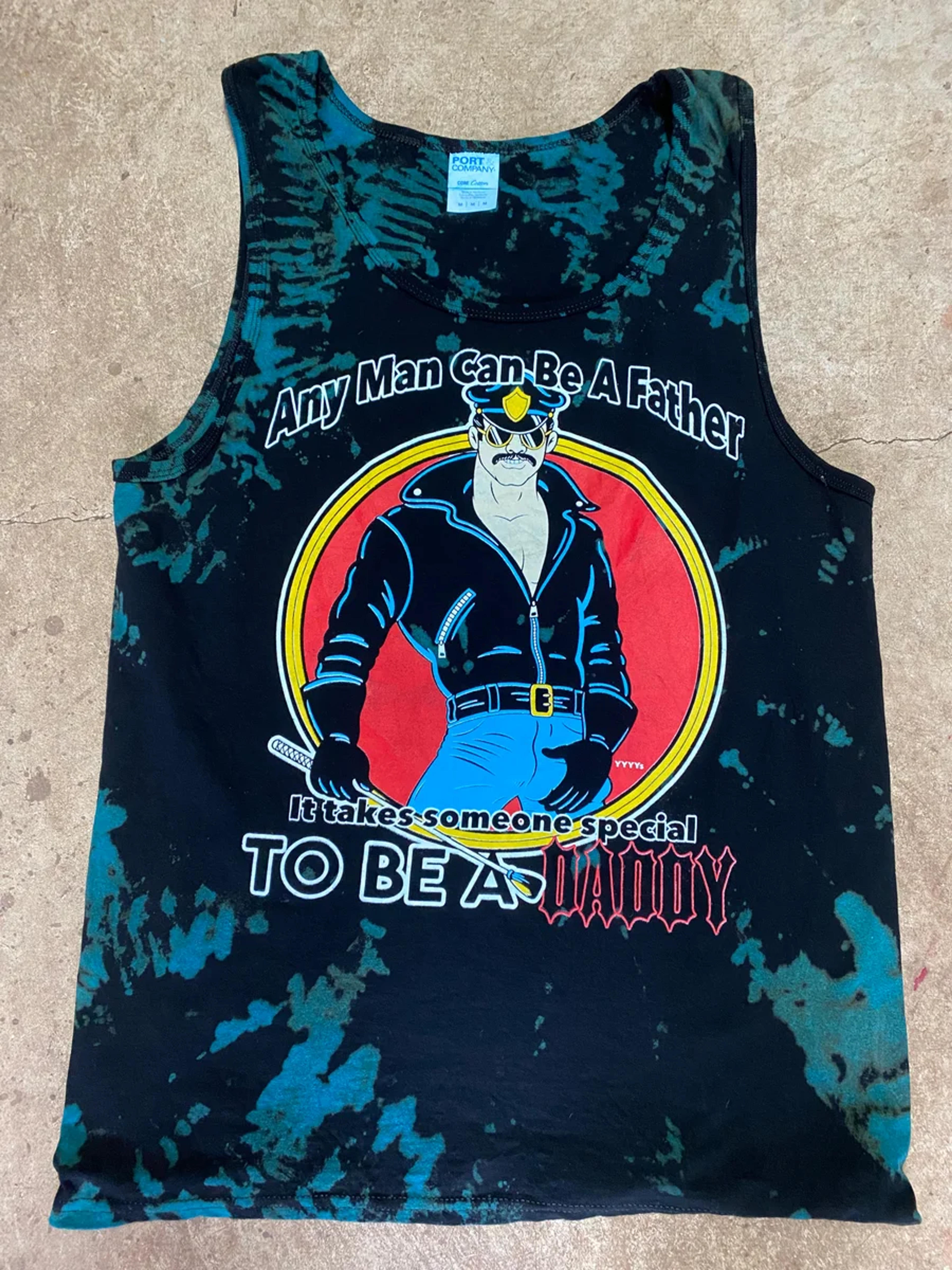 Daddy tie dye tank