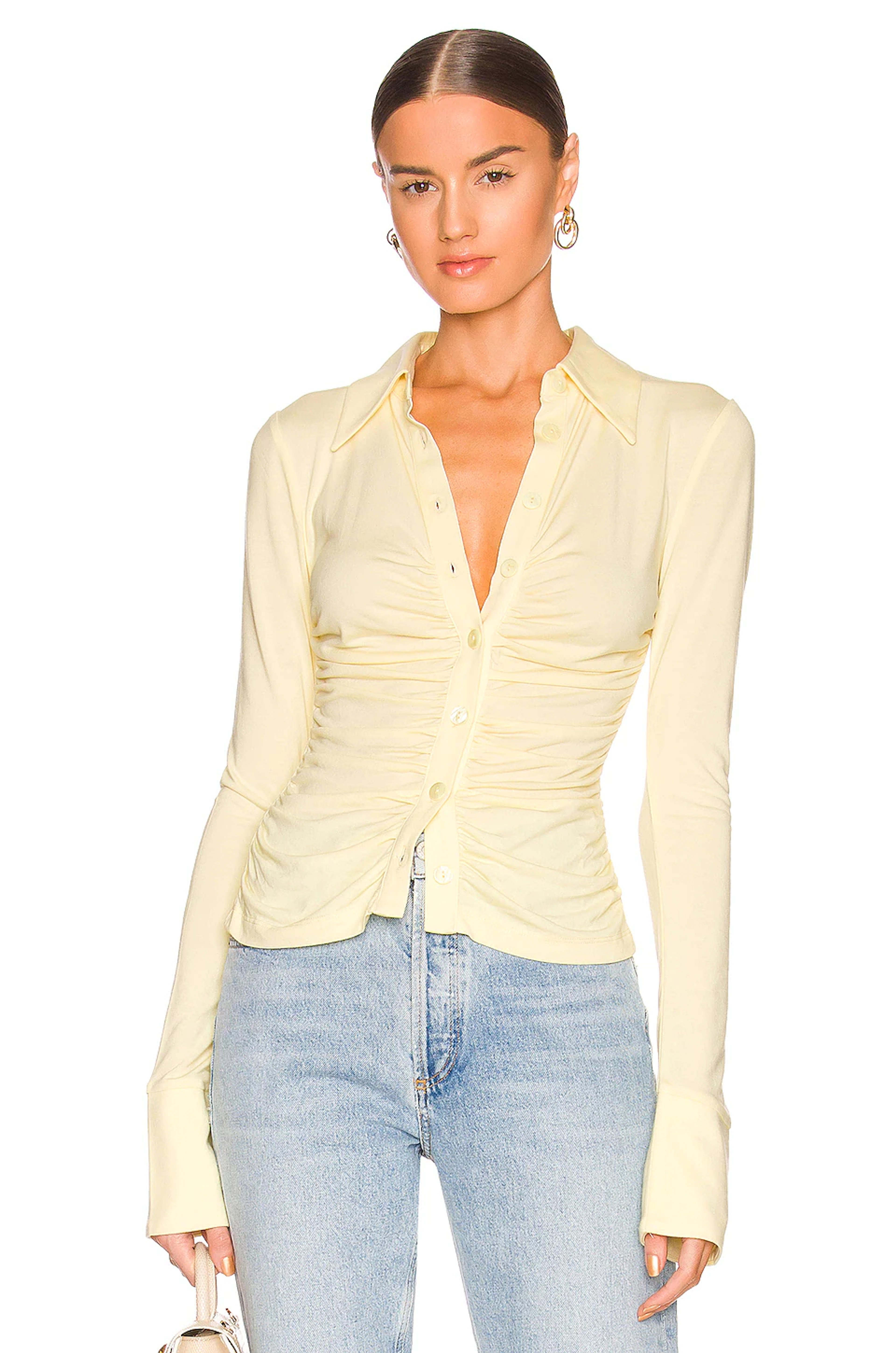 Song of Style Efra Top in Mellow Yellow | REVOLVE