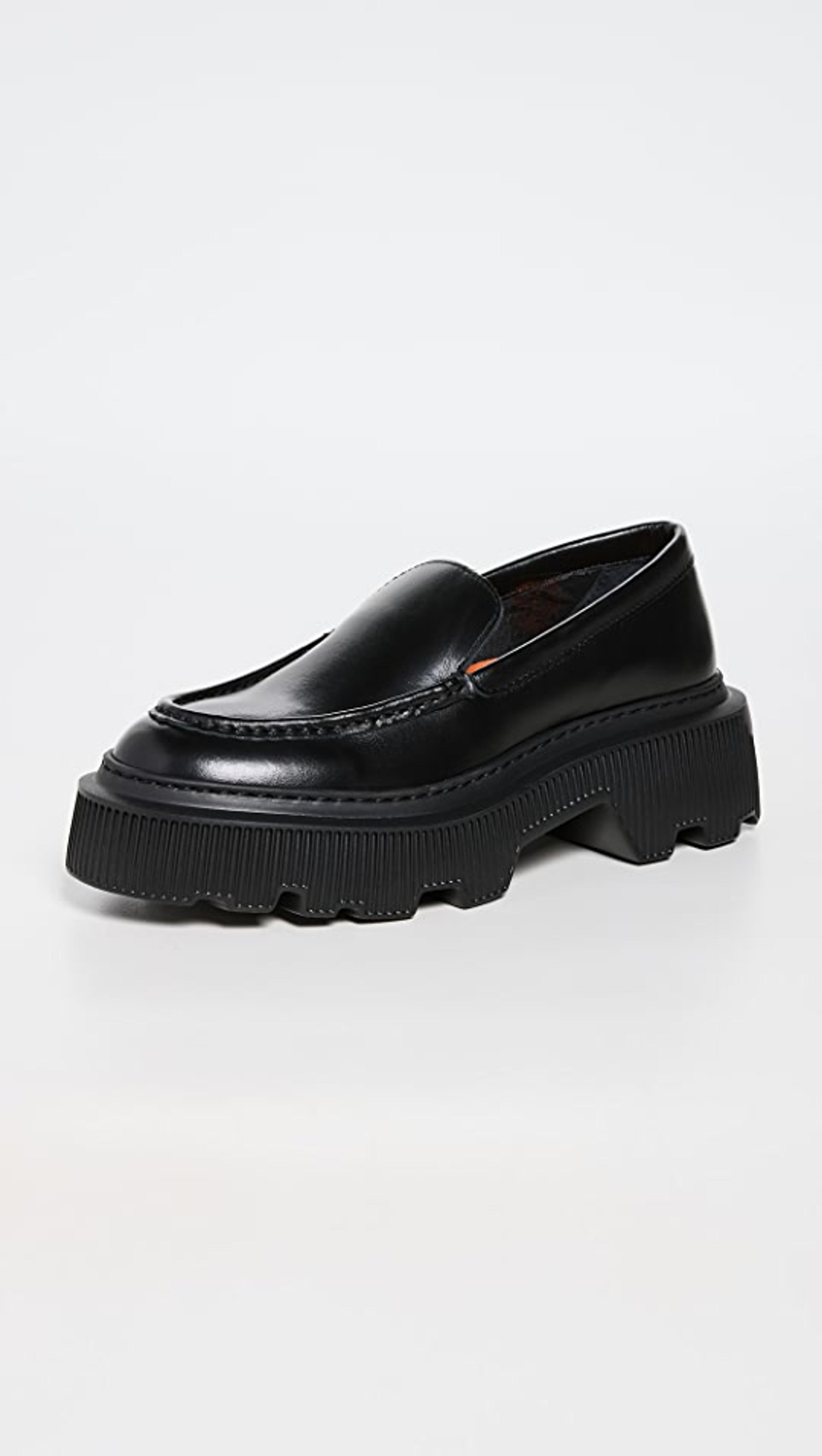 LAST Penny Leather Black Loafers