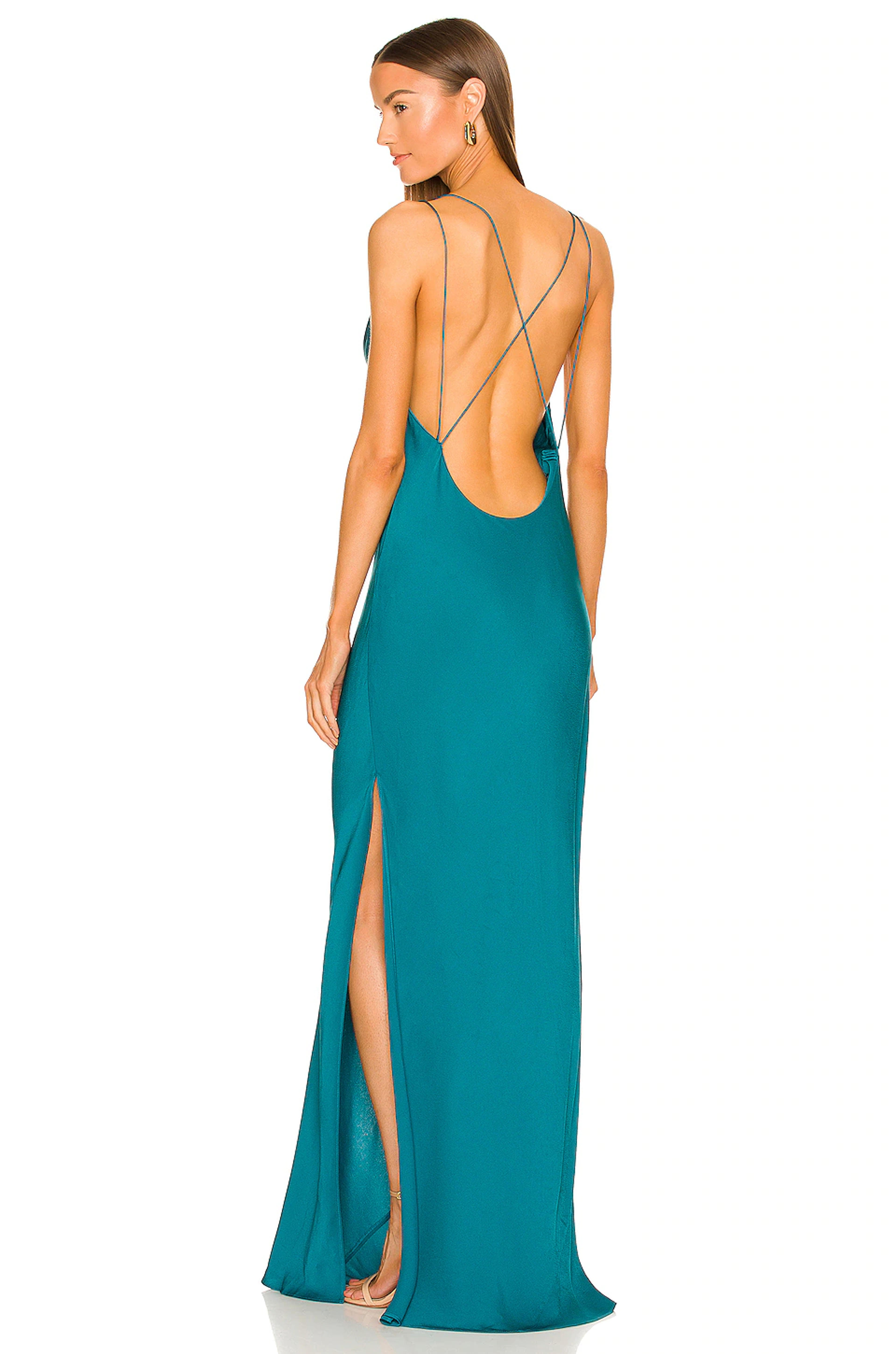 L'Academie Olena Dress in Turquoise | REVOLVE