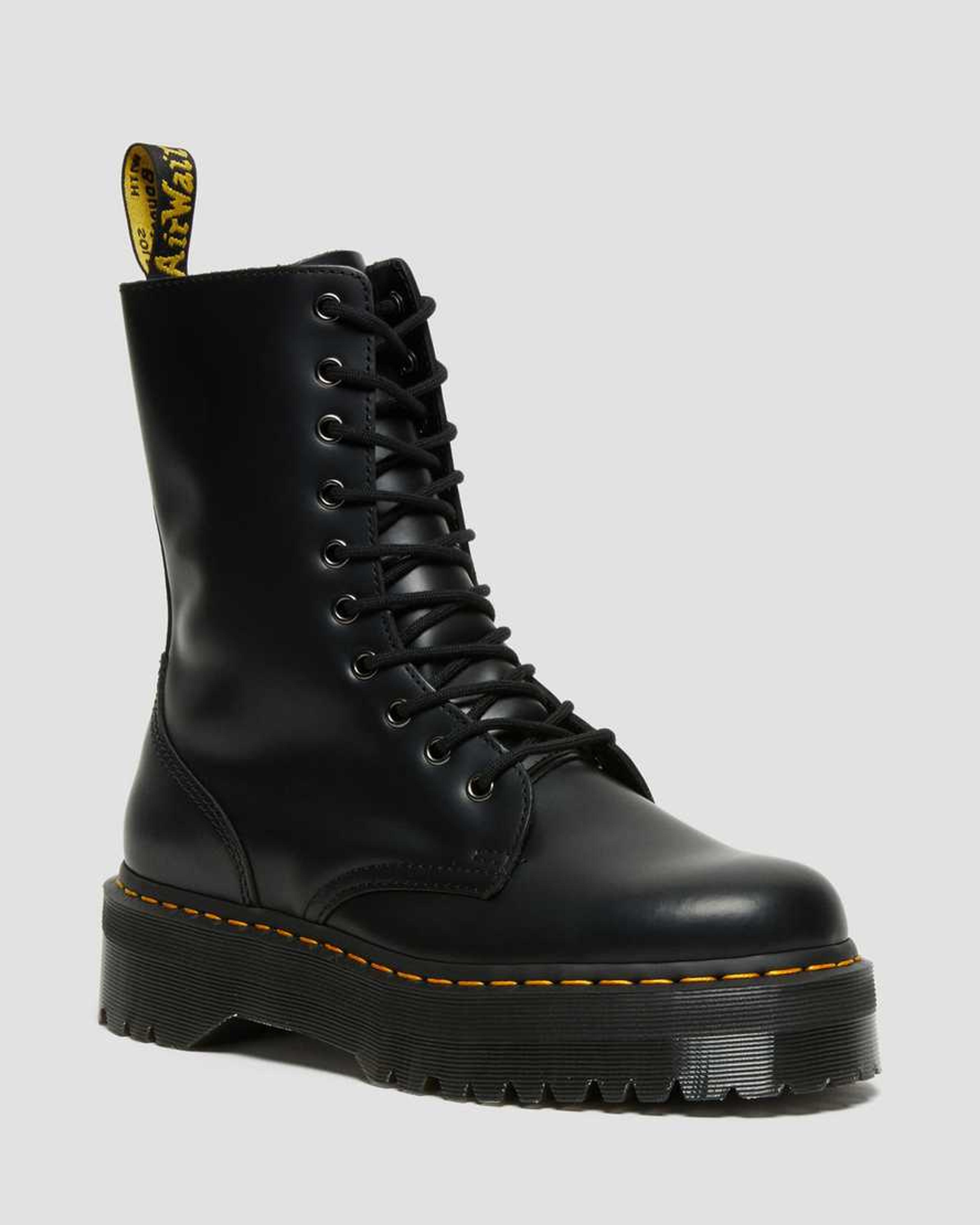 Jadon Hi Smooth Leather Platform Boots | Dr. Martens